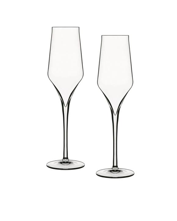 Luigi Bormioli Supremo Champagne Glass - Set of 2 - Clear
