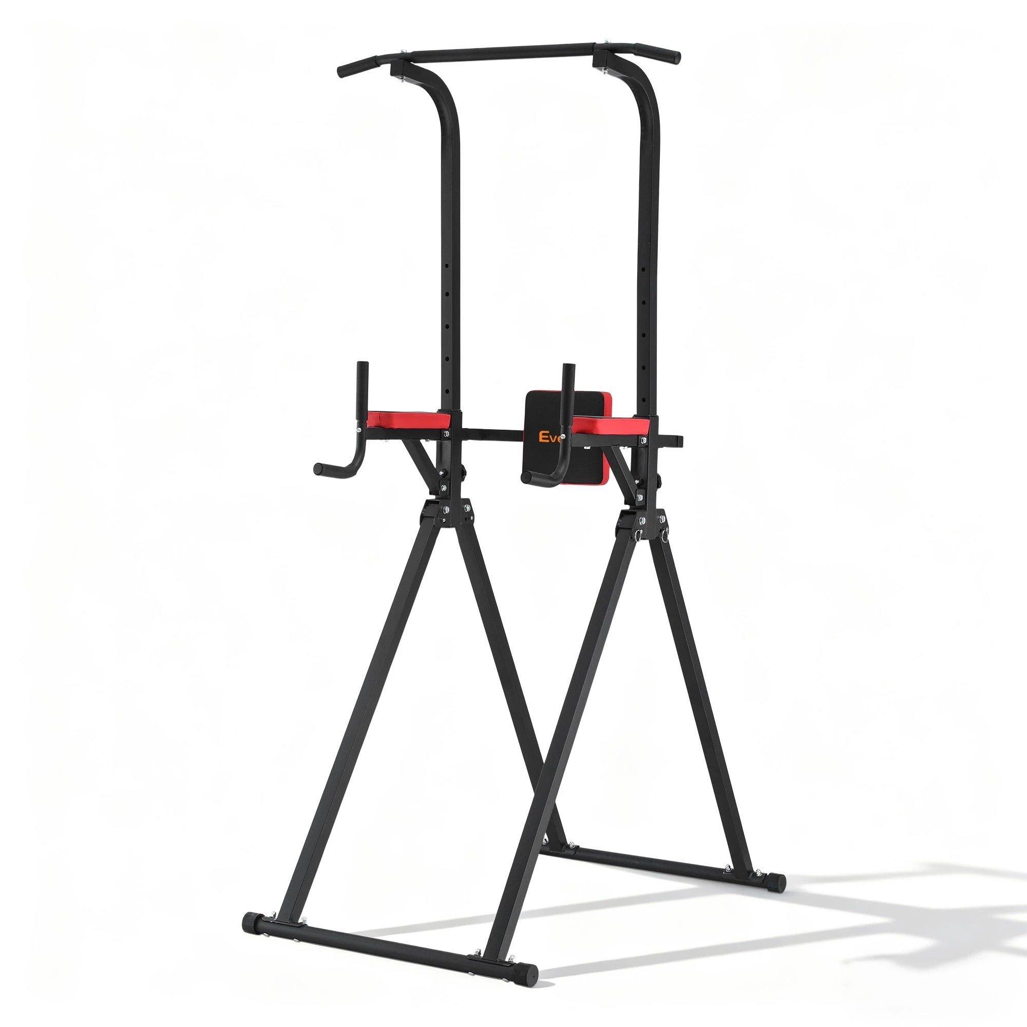 1 Everfit Chin Up Tower Pull Up Station Adjustable Dip Station Folding Home Gym - Multi, 1 of 6