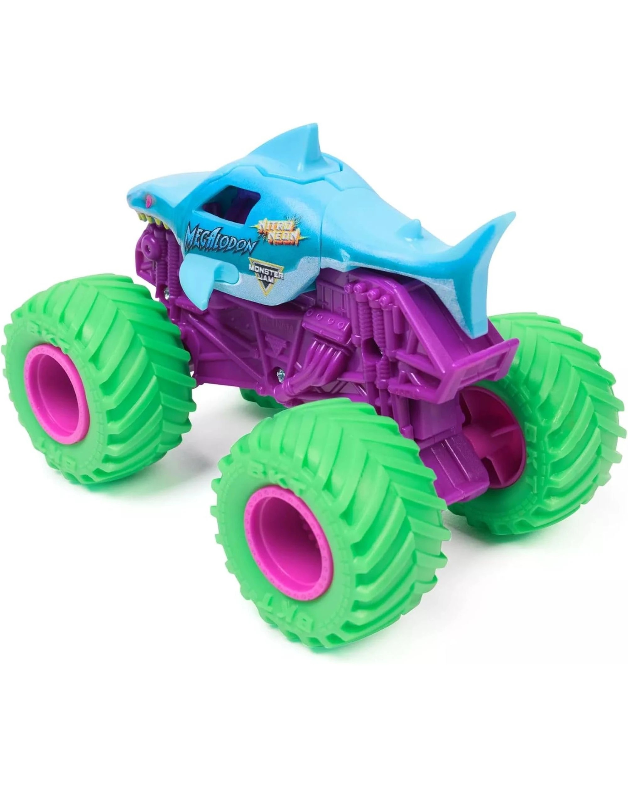 3 Monster Jam Smash and Bash Series 3 Megalodon 1:64 Scale, 3 of 3