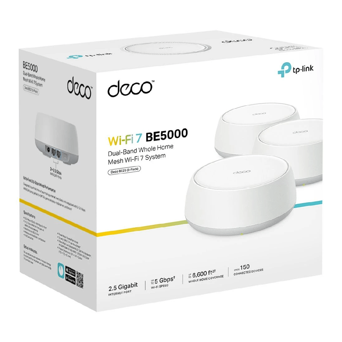 7 TP-Link BE25 Whole Home Mesh WiFi 7 System 3 Pack, 7 of 7