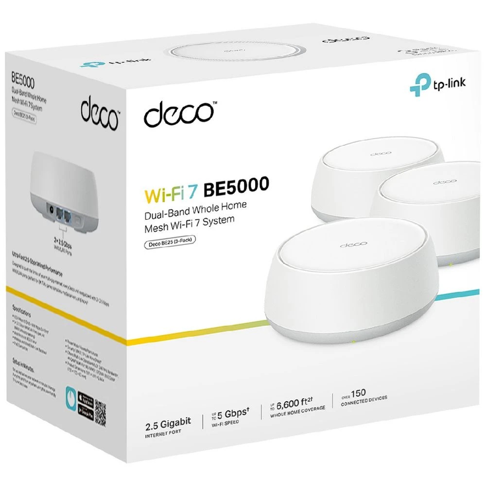 7 TP-Link BE25 Whole Home Mesh WiFi 7 System 3 Pack, 7 of 7