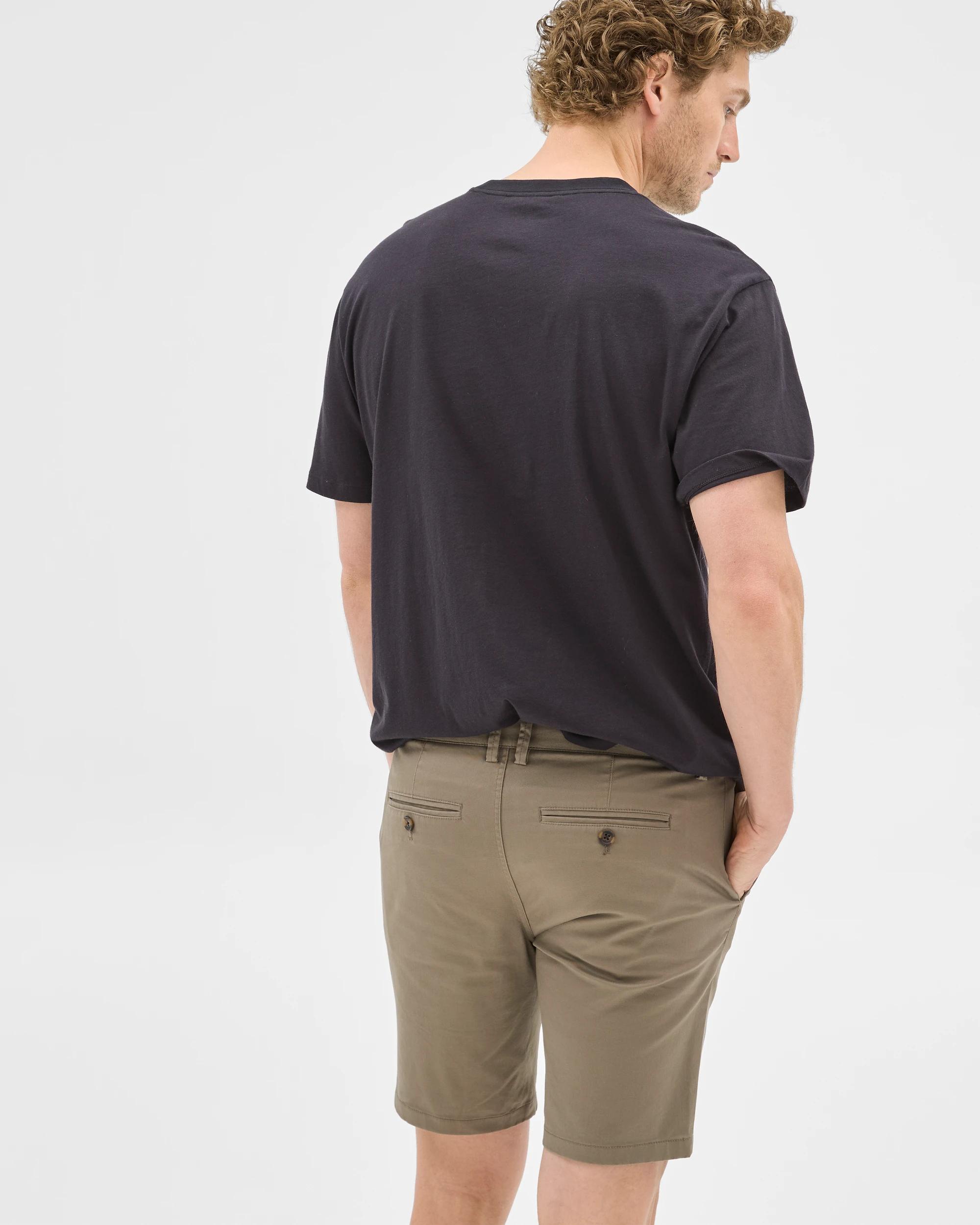 5 Target Australian Cotton Blend Slim Chino Shorts MUSHROOM, 5 of 6