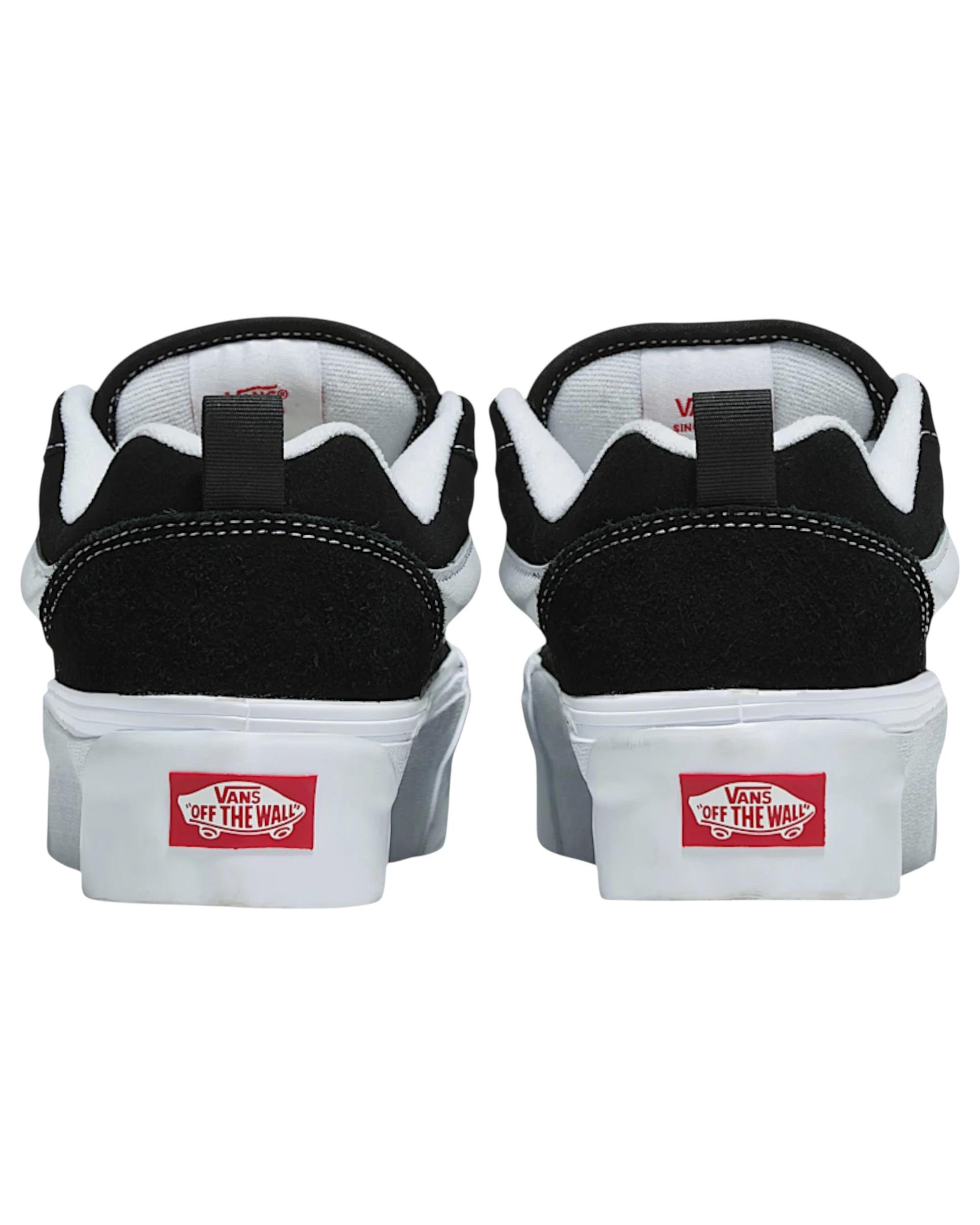 2 Vans Mens Knu Stack Low Top Black/ White Lace Up Shoes BLACK/WHITE, 2 of 4