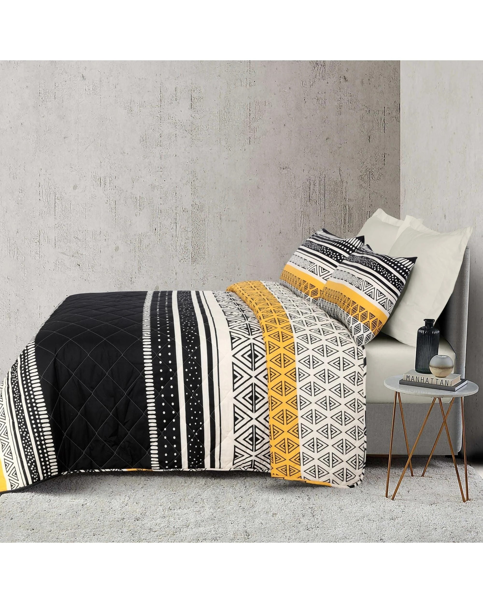 2 Amsons Pure Cotton Bedspread Set - King Bed - Multi, 2 of 2