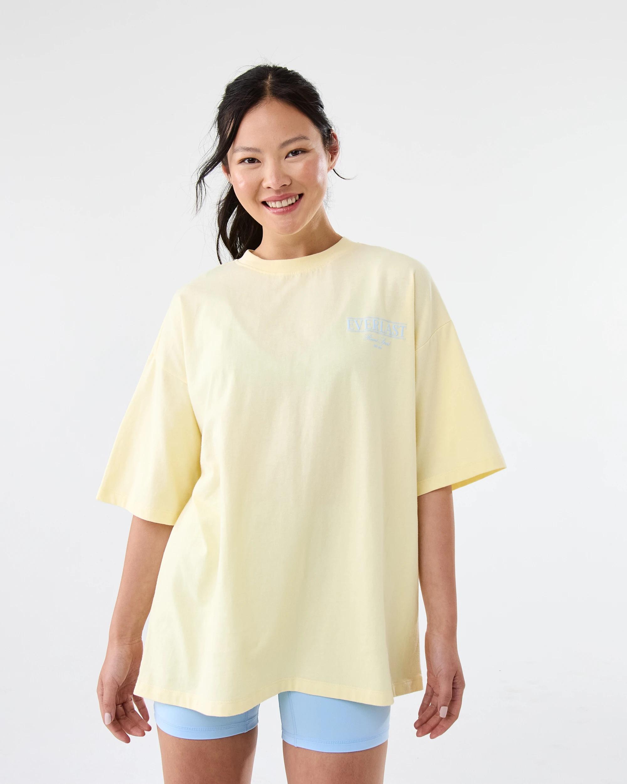 1 Everlast Womens Boyfriend T-shirt Soft Yelow, 1 of 7
