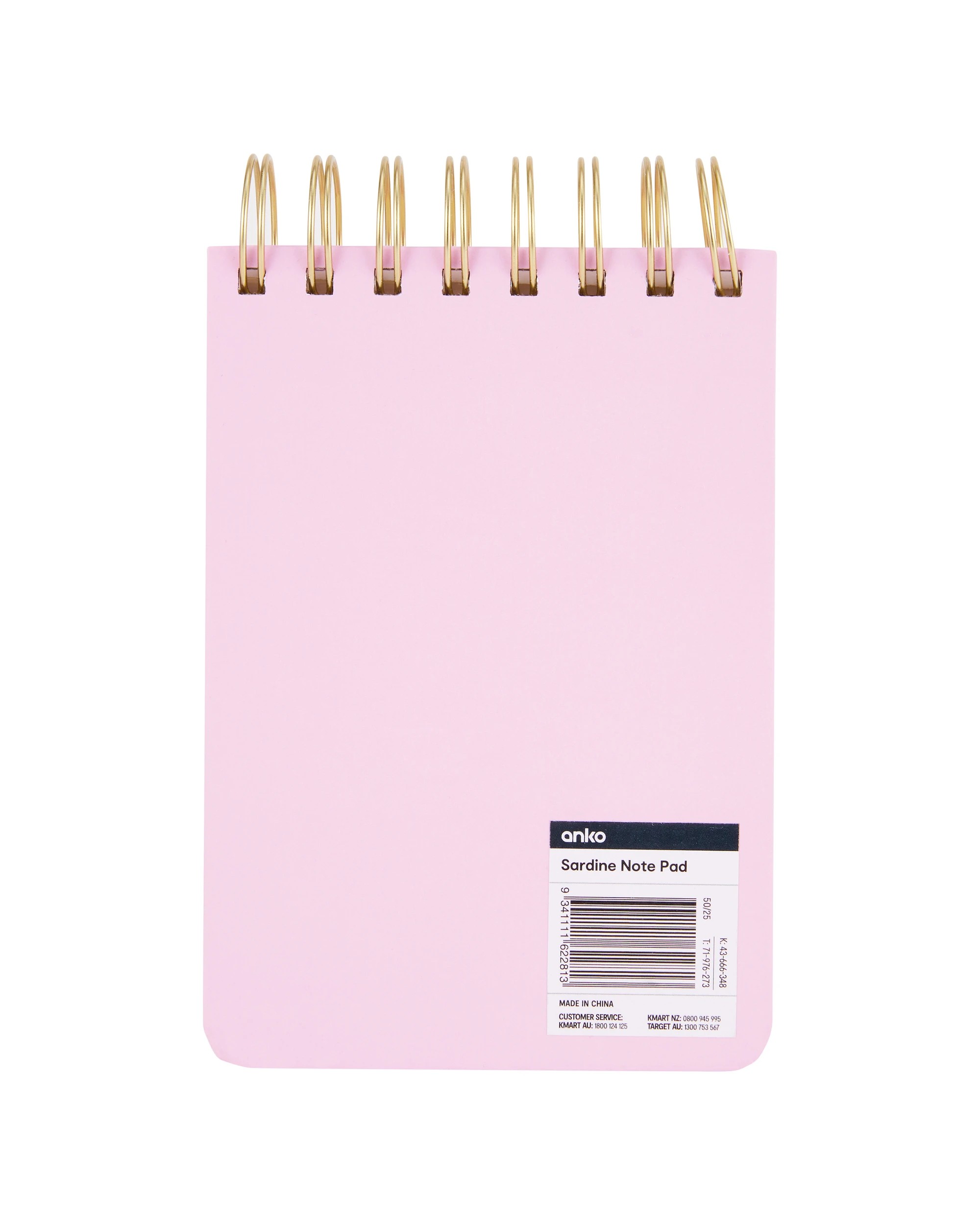 6 A6 Notepad Spiral Sardine 80gsm 380 Pages, 6 of 6