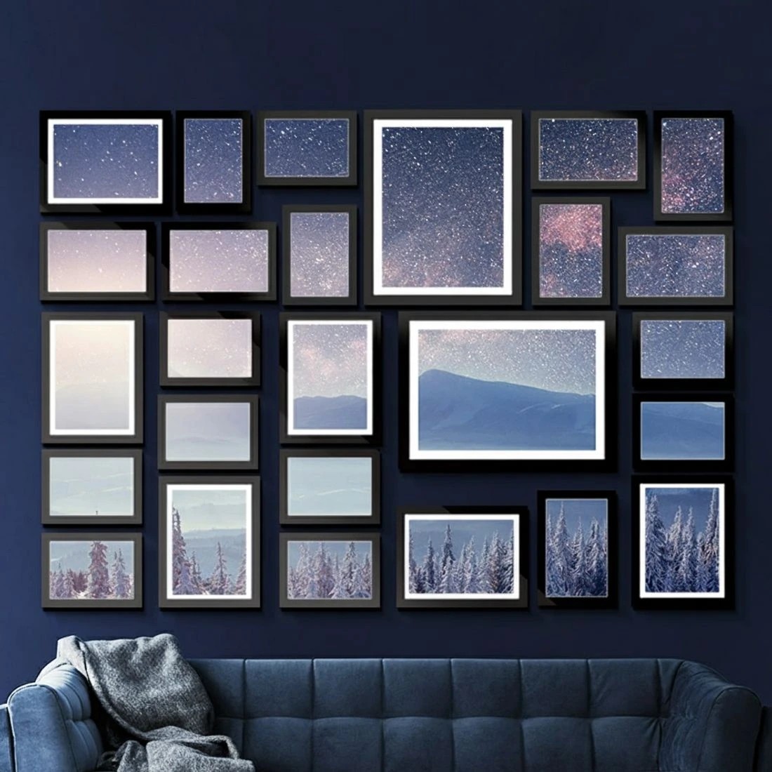 6 Artiss Photo Frames Art Holder 26PCS 8x10" 5x7" 4x6" 3.5x5" - Black, 6 of 7