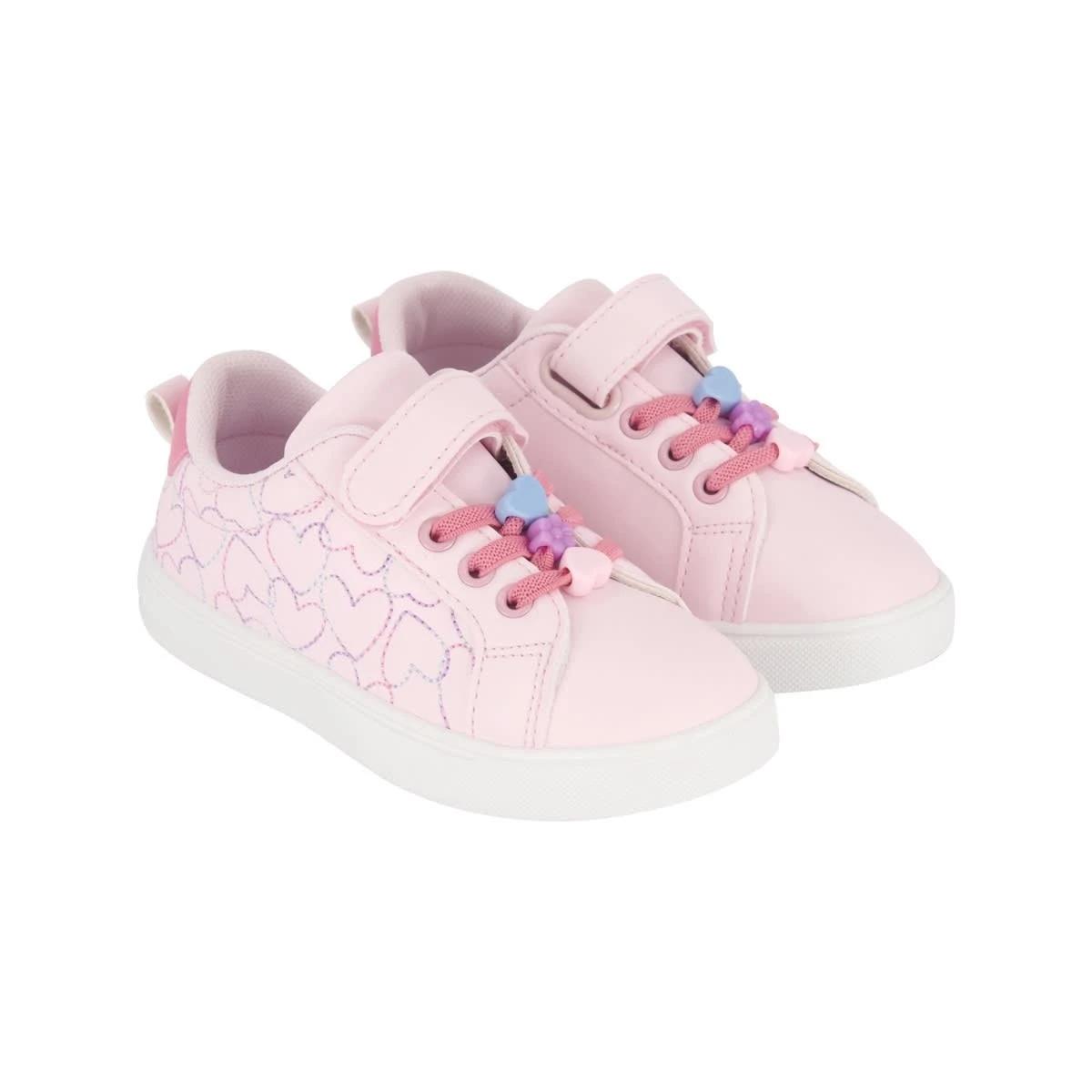 4 Junior Casual Shoes PINK HEART, 4 of 5