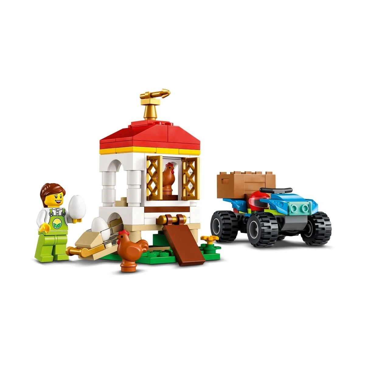 3 LEGO City Farm Chicken Henhouse 60344, 3 of 9