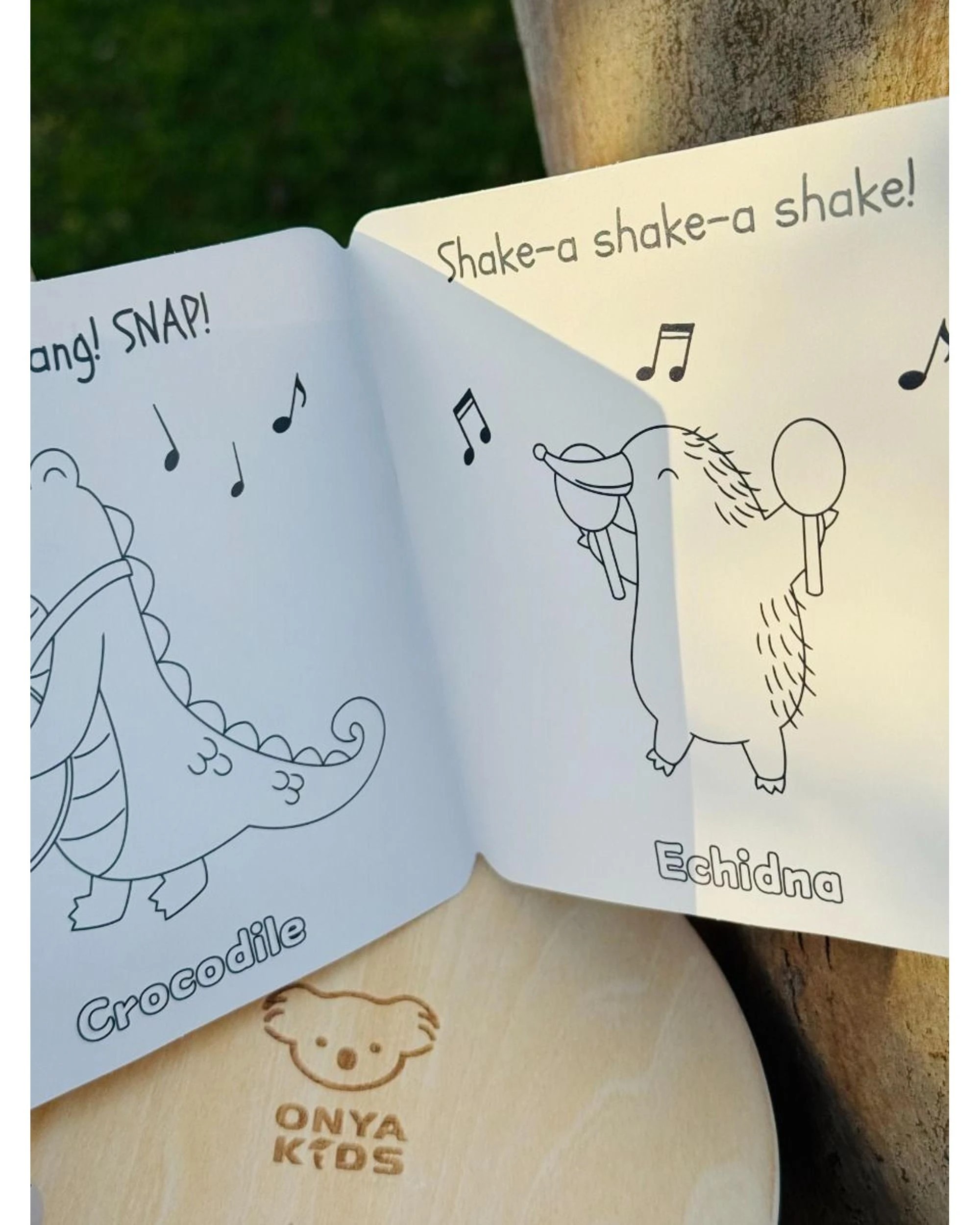 8 Onya Kids Outback Beats Wooden Drum with Australian Animals, 8 of 9