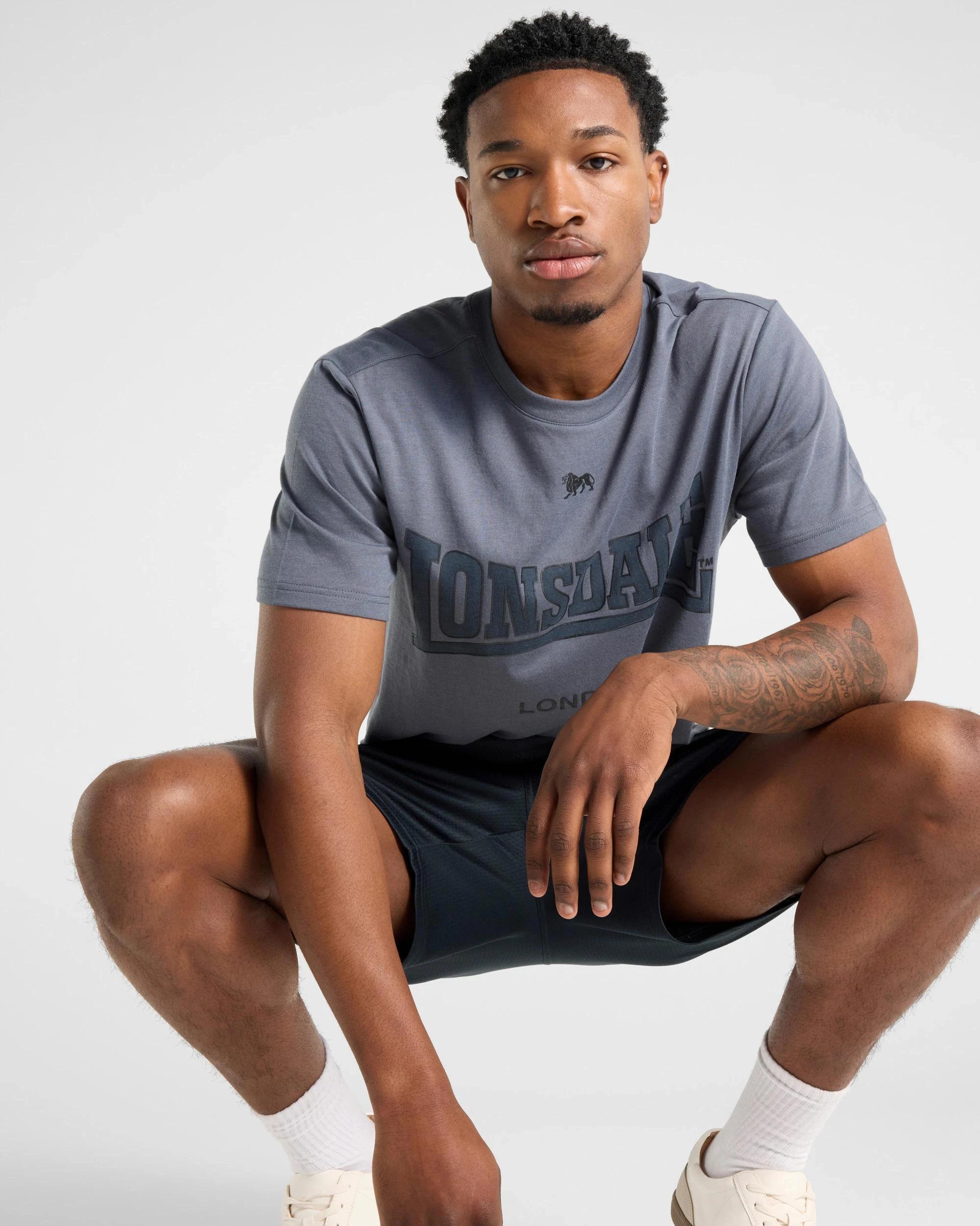 4 London T-Shirt - Lonsdale London BLUE, 4 of 5