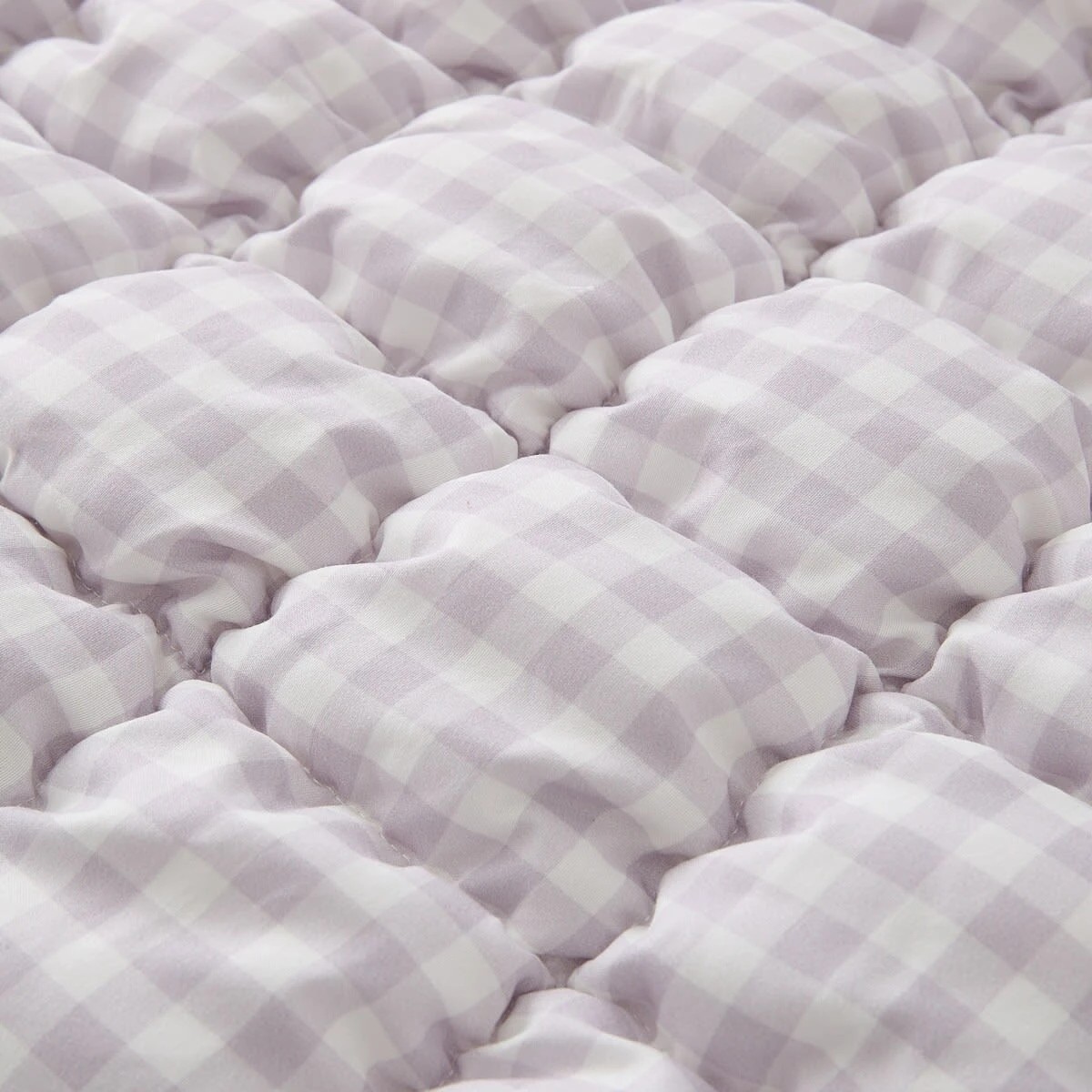4 Quilted Puff Comforter Set - Queen Bed, Lilac, 4 of 6