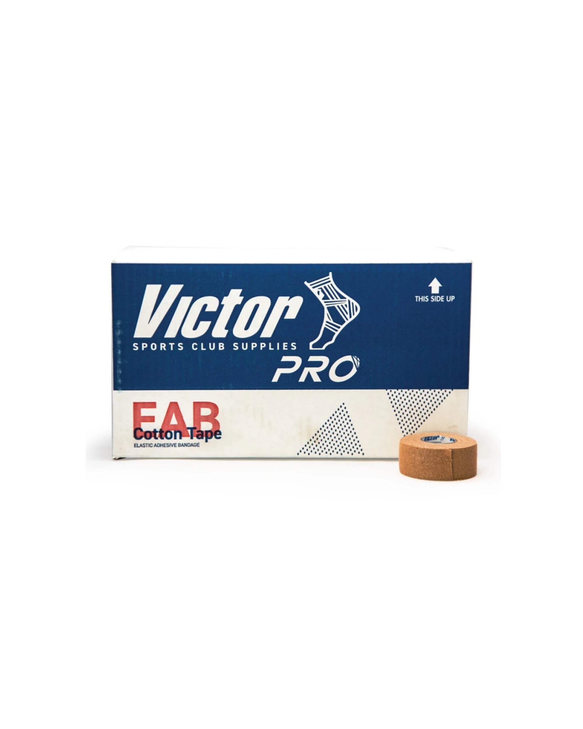 1 Victor Sports 48pc Pro Elastic Adhesive Bandage Support Tape 25mmx4.5m - Brown, 1 of 2