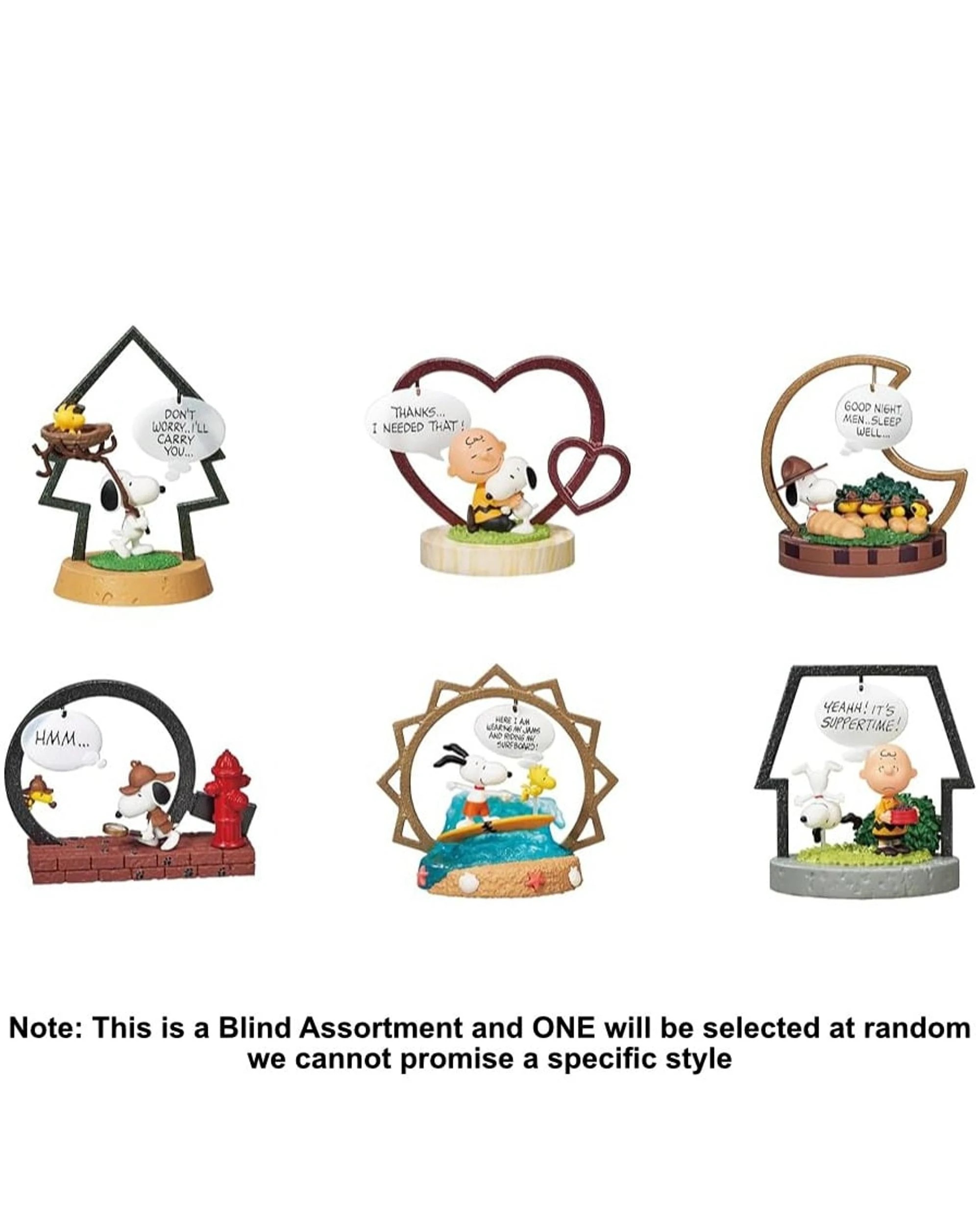 2 Re-Ment Snoopy frame Art Collection Mini Figure Blind Box, 2 of 3
