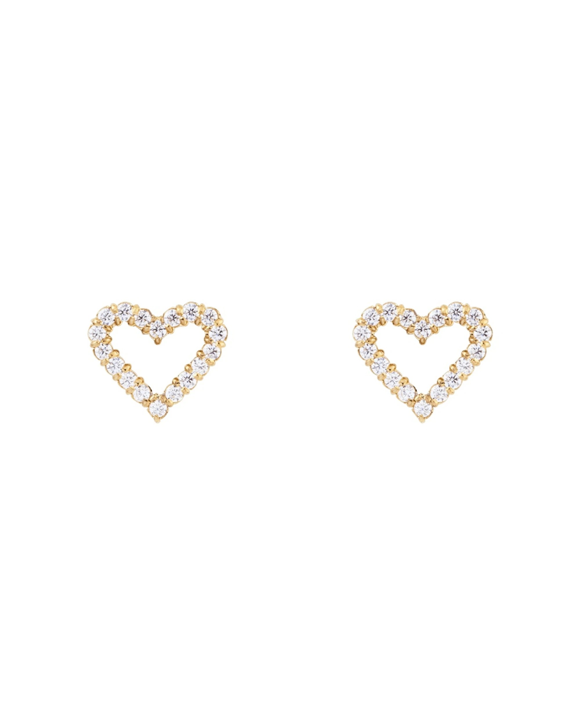 1 Daniel Wellington Mirelle Heart Earring Gold One Size Jewellery - Gold, 1 of 4