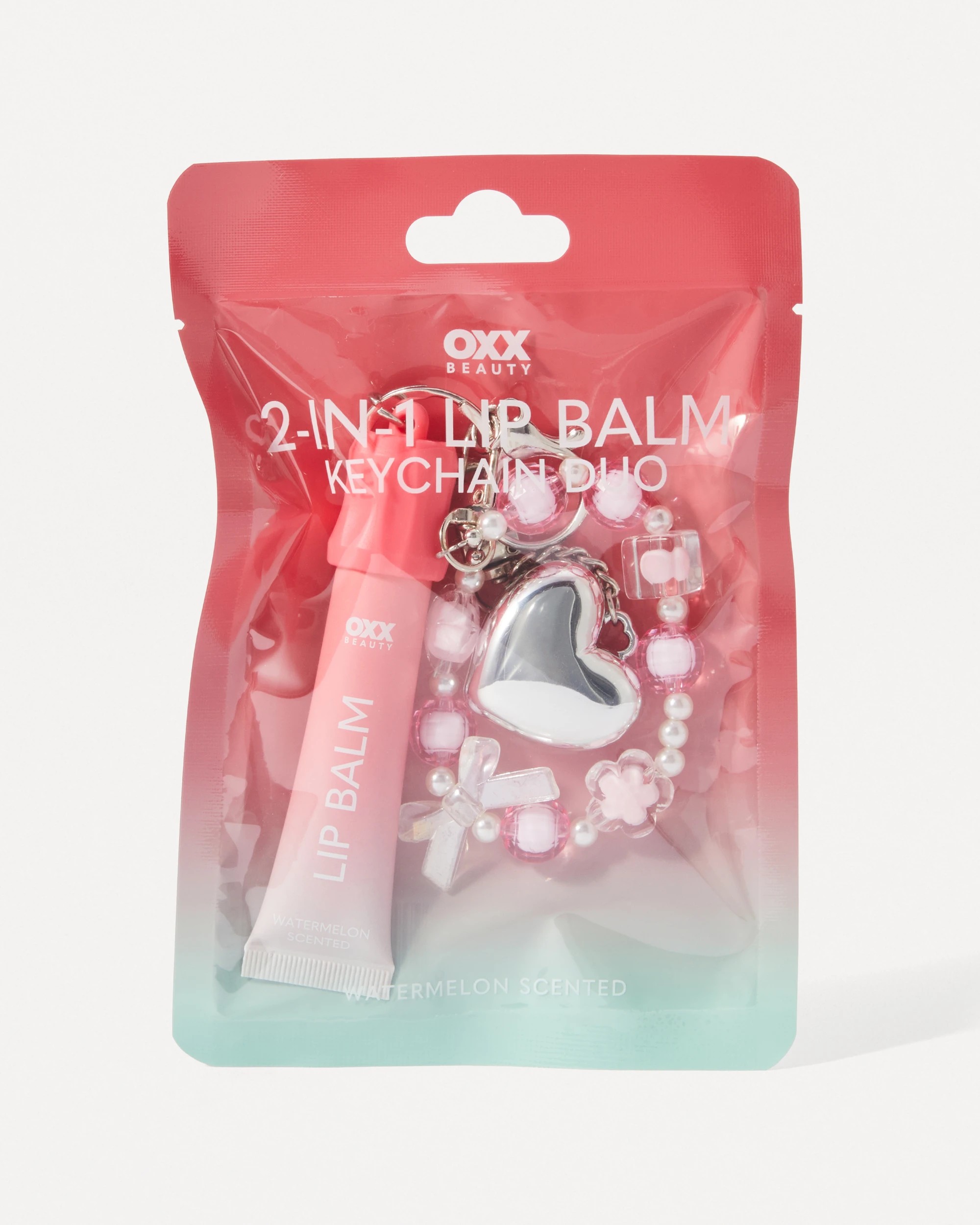 5 OXX Beauty 2 in 1 Lip Balm and Keychain Duo - Water Melon Scented, 5 of 6
