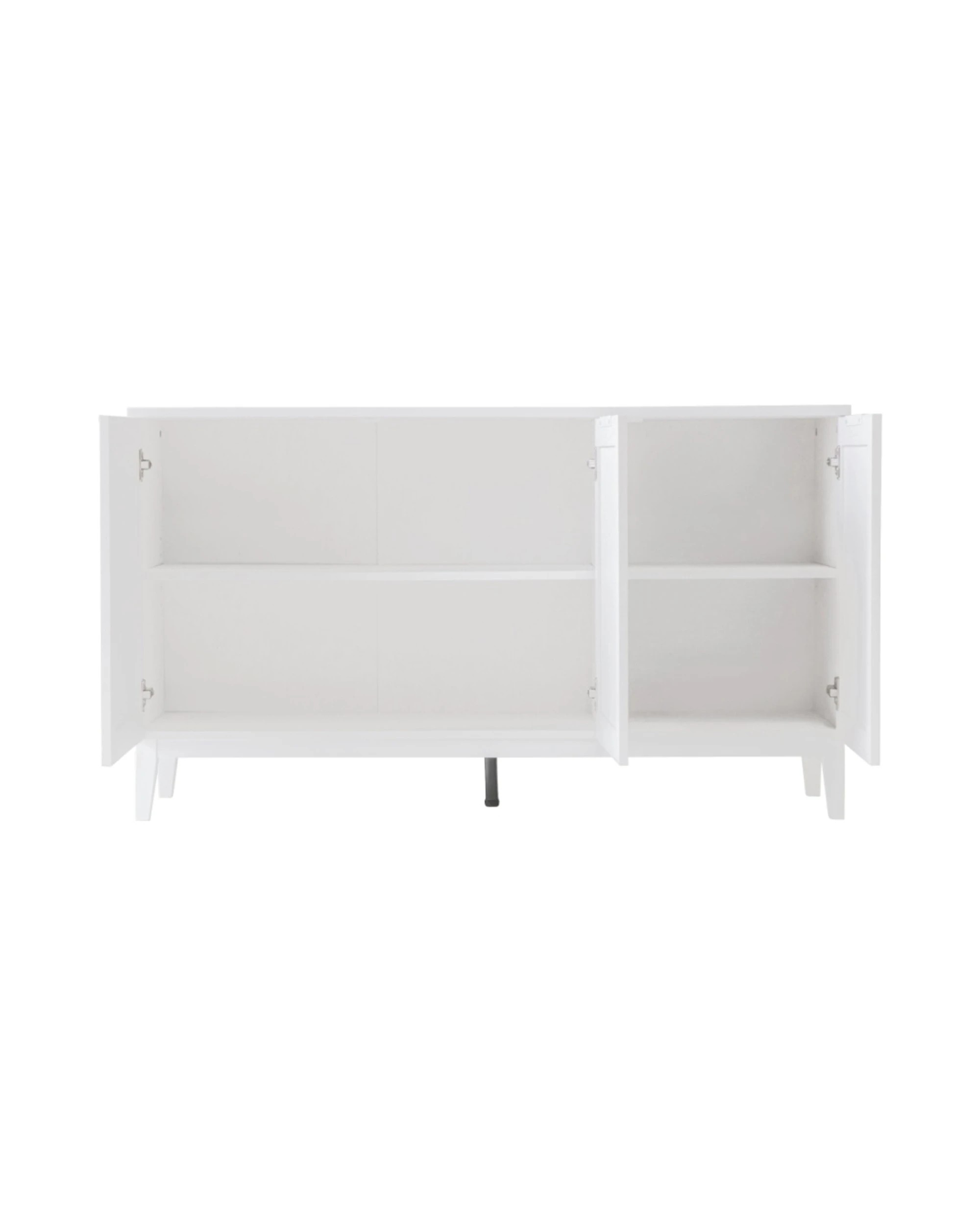 6 Alpine Bay Tenley Sideboard Buffet Cabinet 3 Door 130cm - White, 6 of 9