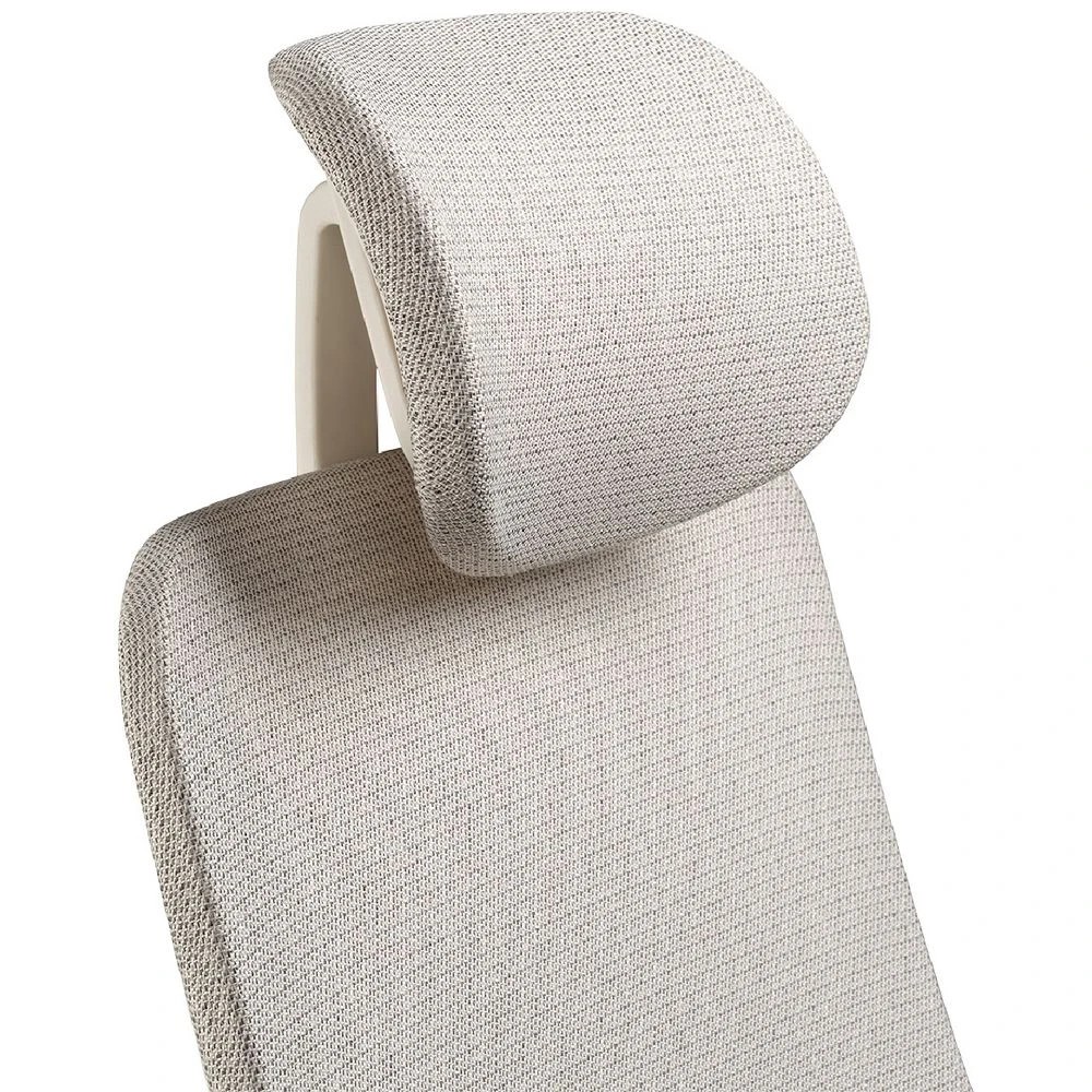 5 Pago Electra Office Chair with Headrest Oatmeal White Ergonomic Chairs and Desk Chairs, 5 of 10