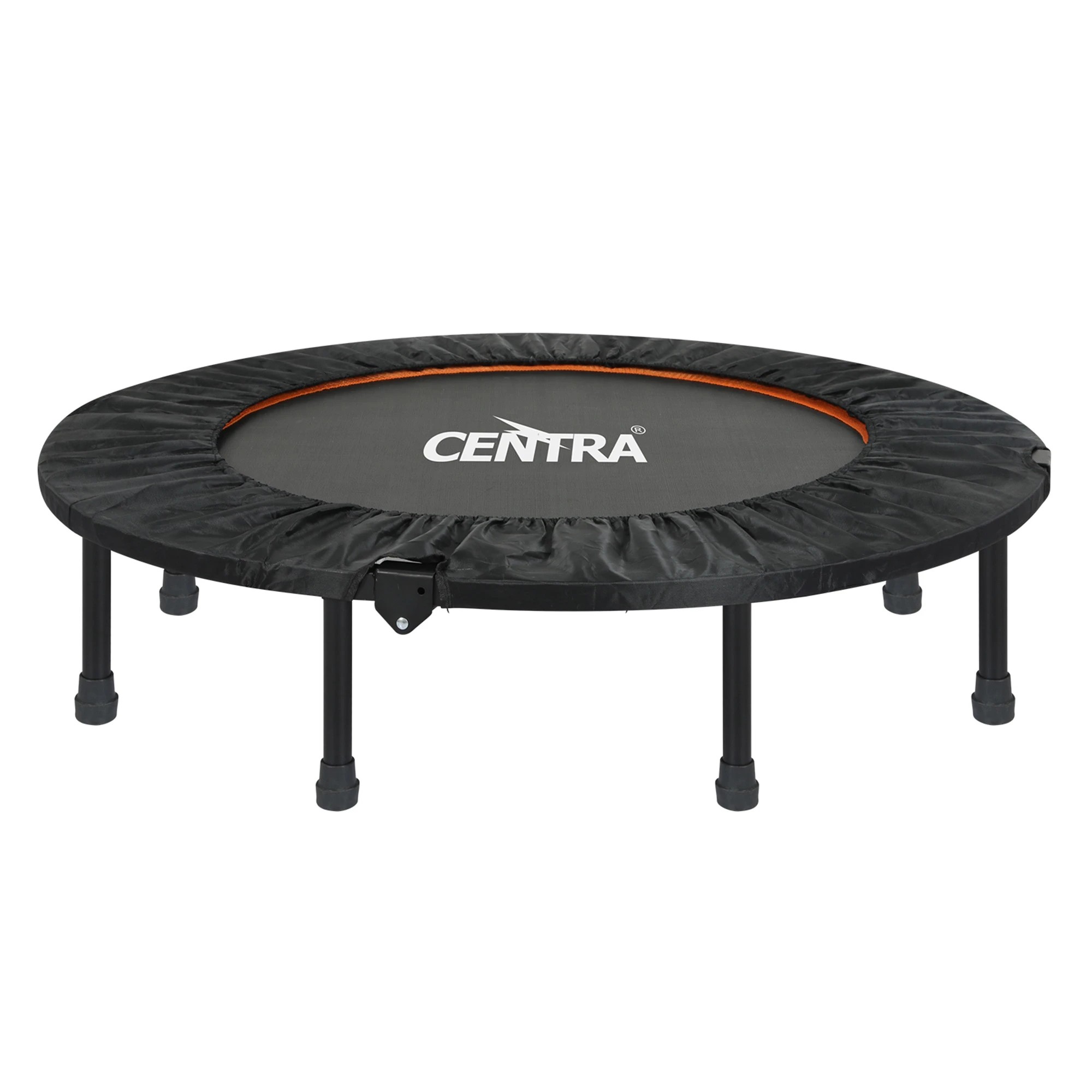 1 Centra 48 Inch Mini Trampoline Bounce Round Exercise Home Gym Fitness Rebounder, 1 of 9