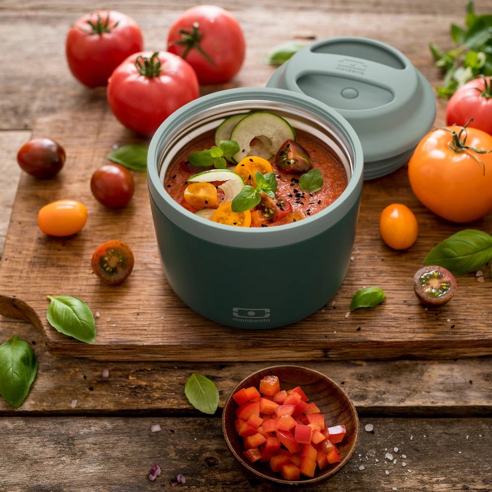 4 Monbento Mb Element Insulated Bento Box - Green, 4 of 5