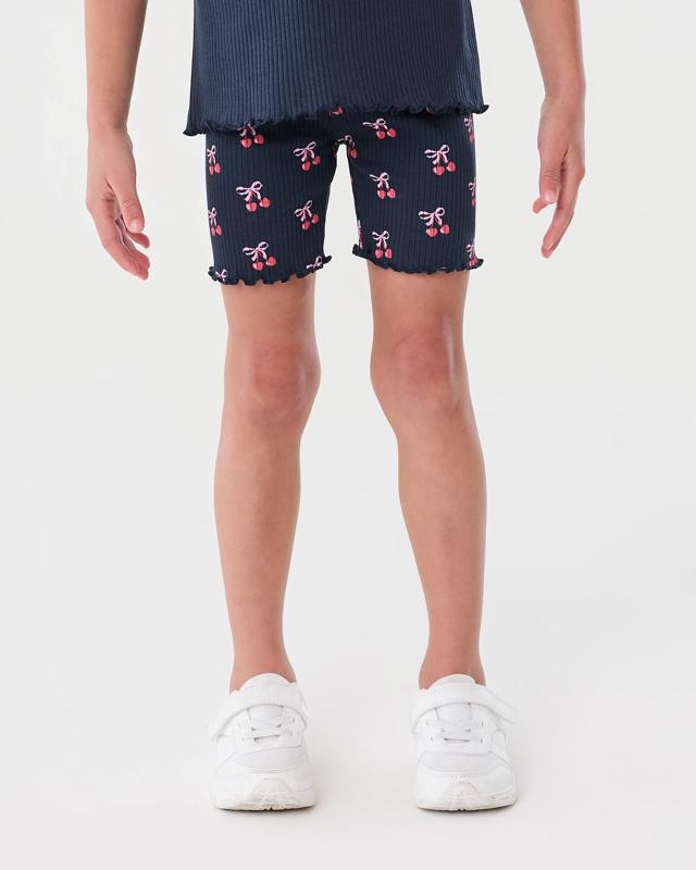 Printed Ribbed Bike Sh