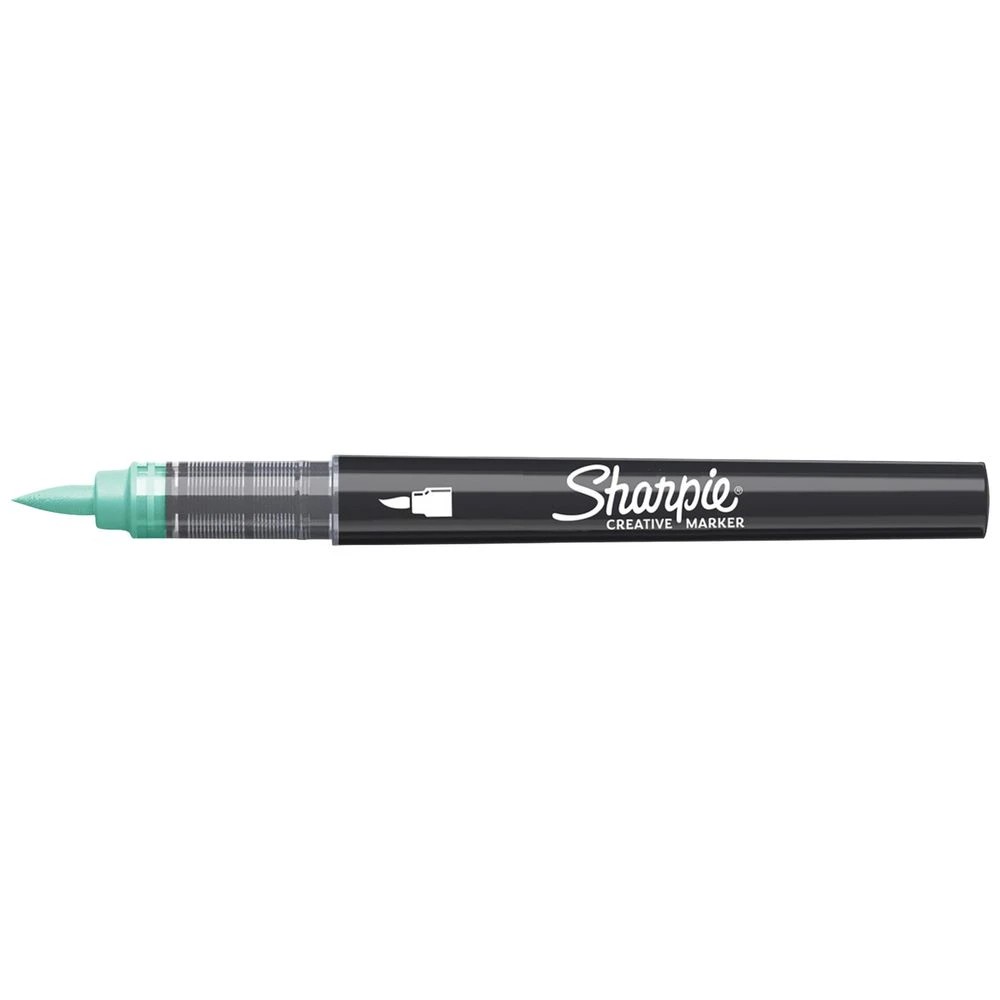 1 Sharpie Creative Acrylic Brush Marker Light Green, 1 of 6
