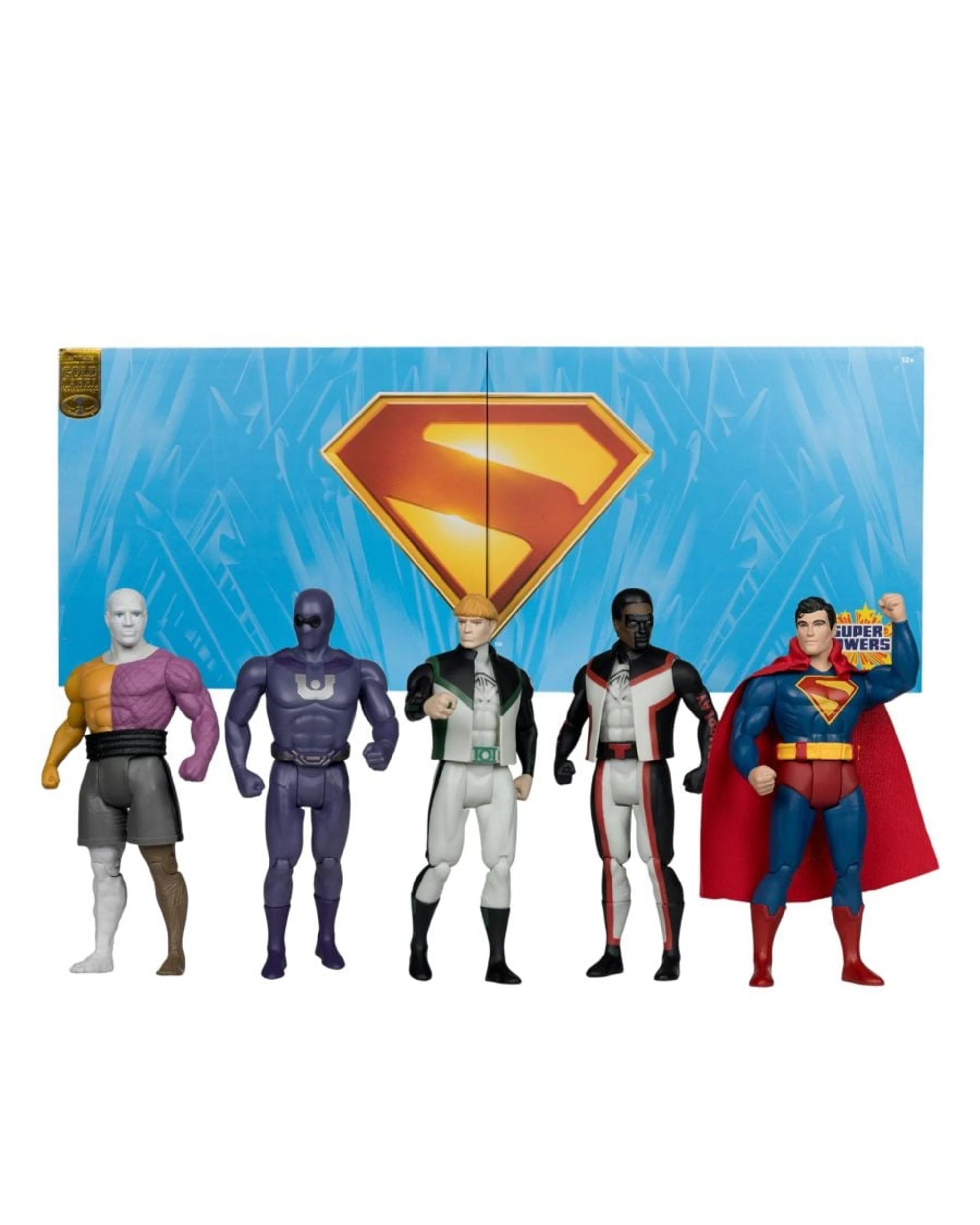 1 DC Super Powers Gold Label Superman - 2025 -  4.5 inch Figure Set 5 Pack, 1 of 9