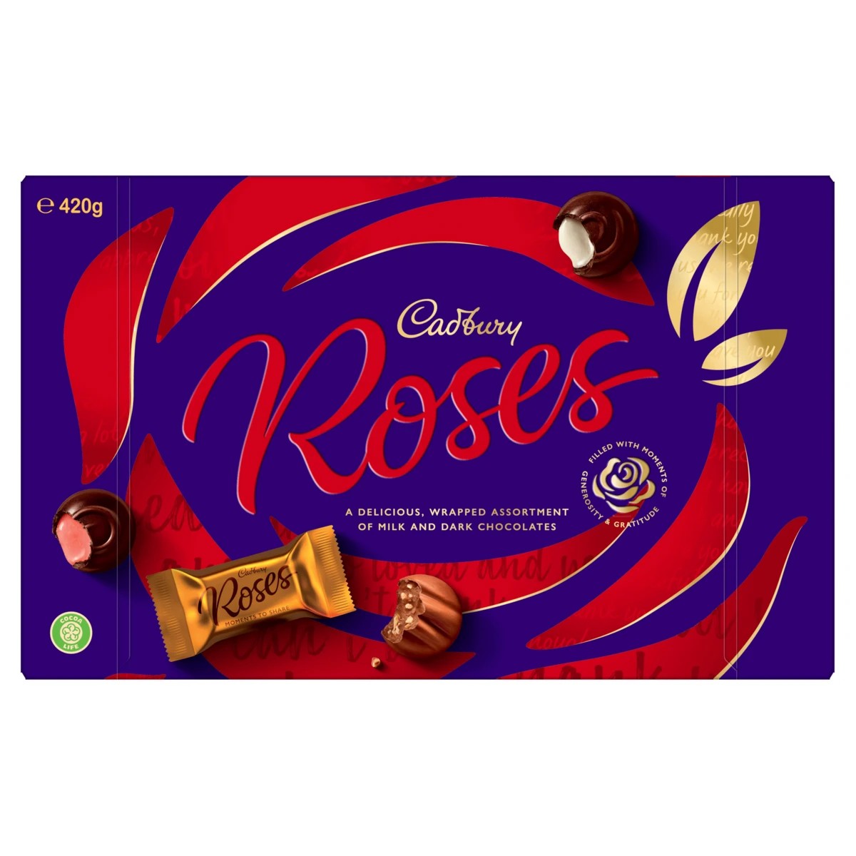 2 Cadbury Roses 420g, 2 of 6