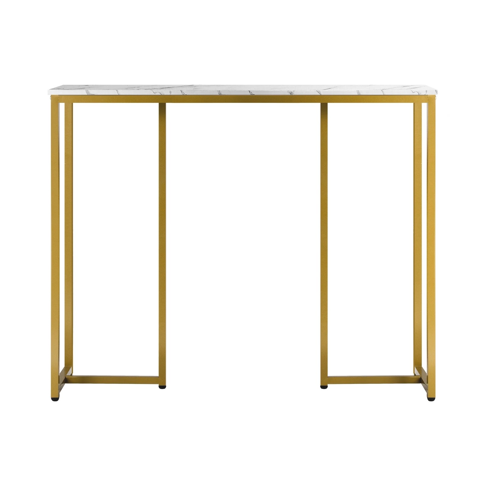 6 Oikiture Console Table Hallway Entry Side Tables Marble Effect Hall Display
 - Multi, 6 of 10