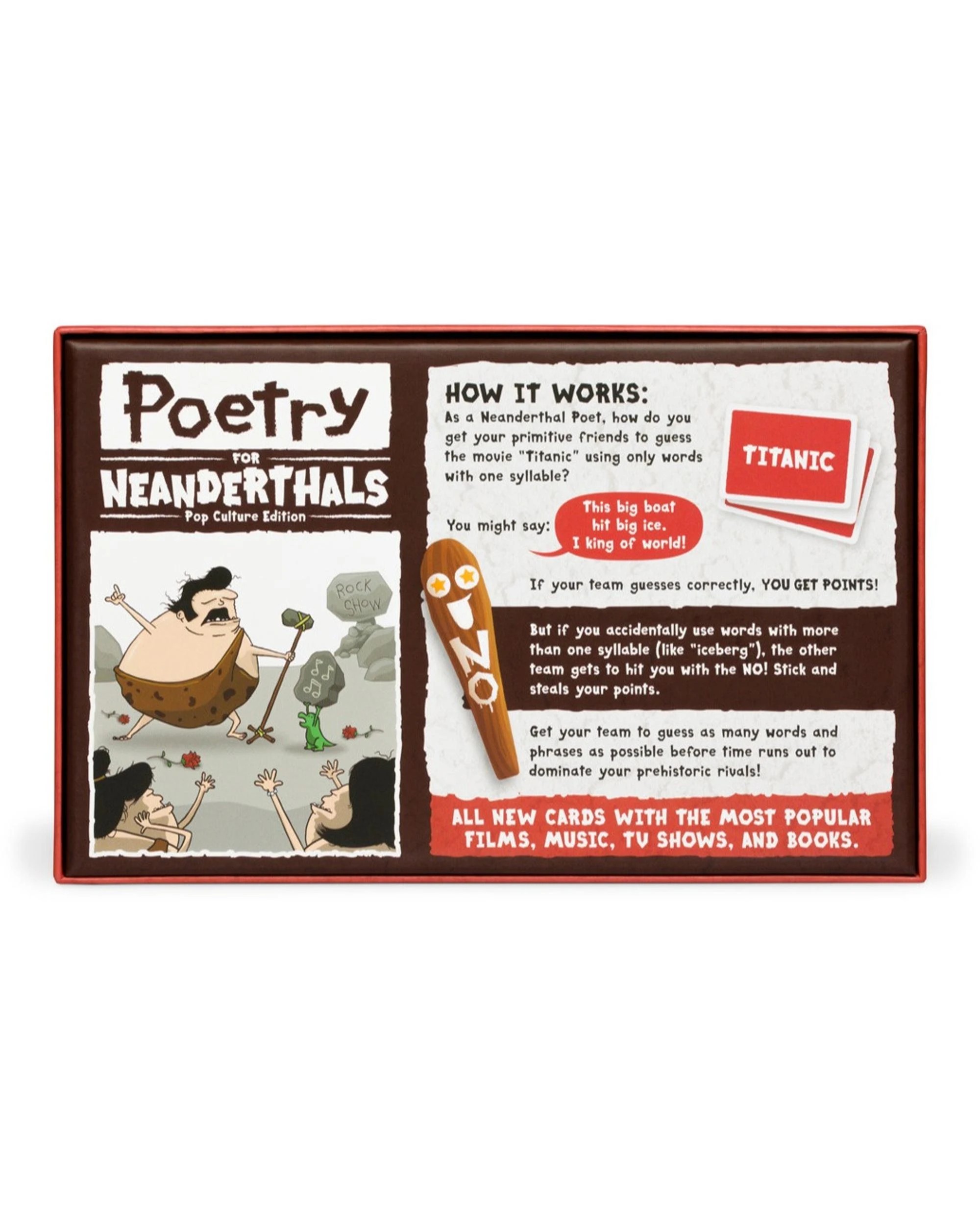 4 Poetry for Neanderthals Pop Culture Edition Card Game, 4 of 4