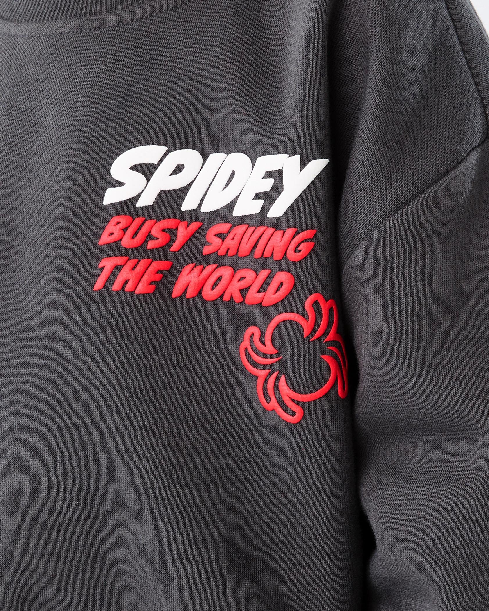 5 Spider-Man License Print Crew Neck Sweatshirt Spiderman, 5 of 8
