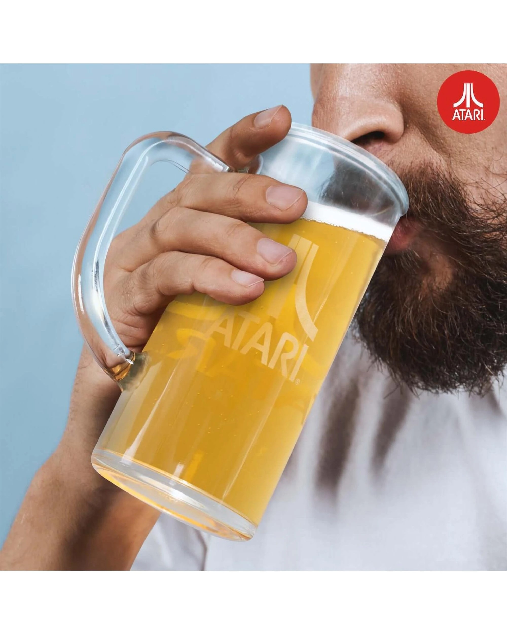 6 Thumbs Up! Official Atari Beer Glass, 6 of 7