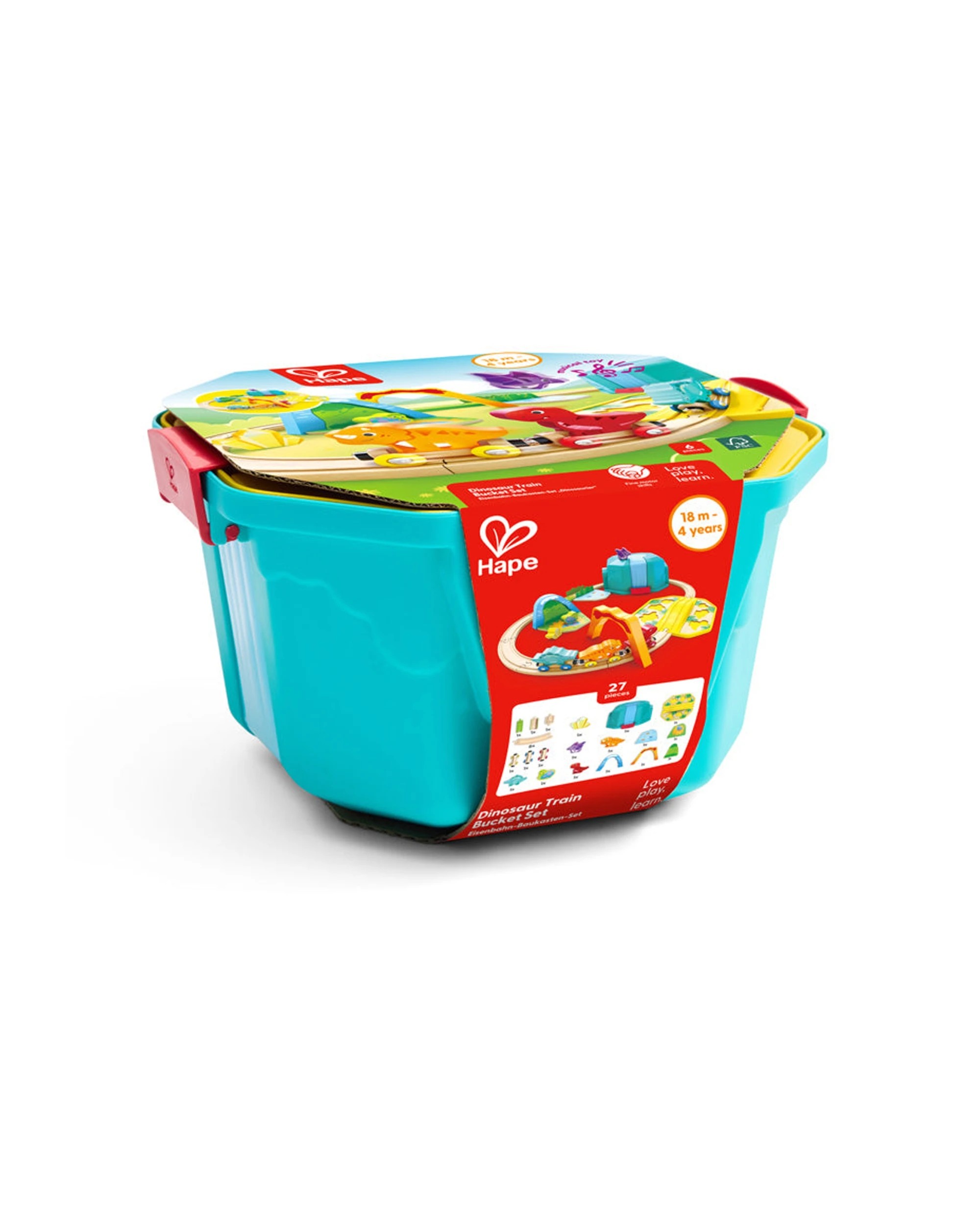 2 Hape Dinosaur Train Bucket Set With Sound Effects Interactive Kids Toddler Play Toy - Multi, 2 of 3