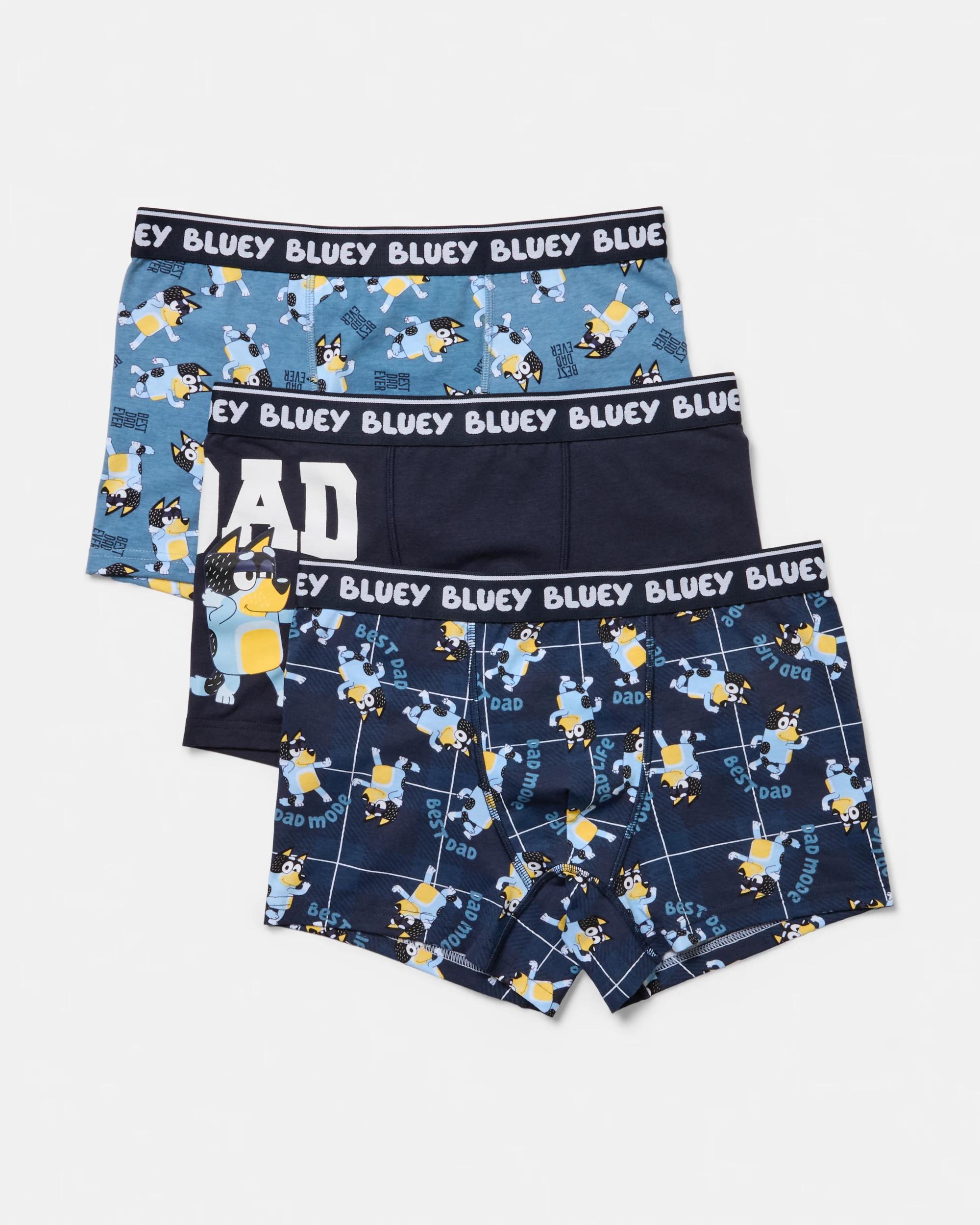 1 3 Pack Bluey License Trunks Bluey S27, 1 of 7