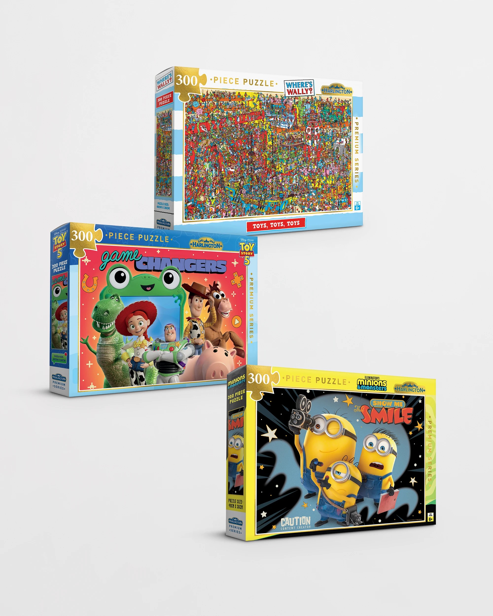 1 Licensed Harlington Premium Kids 300 Piece Jigsaw Puzzle - Assorted - Multi, 1 of 7