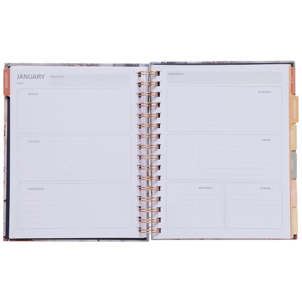 7 Otto 18 Month Undated Planner Marble, 7 of 8