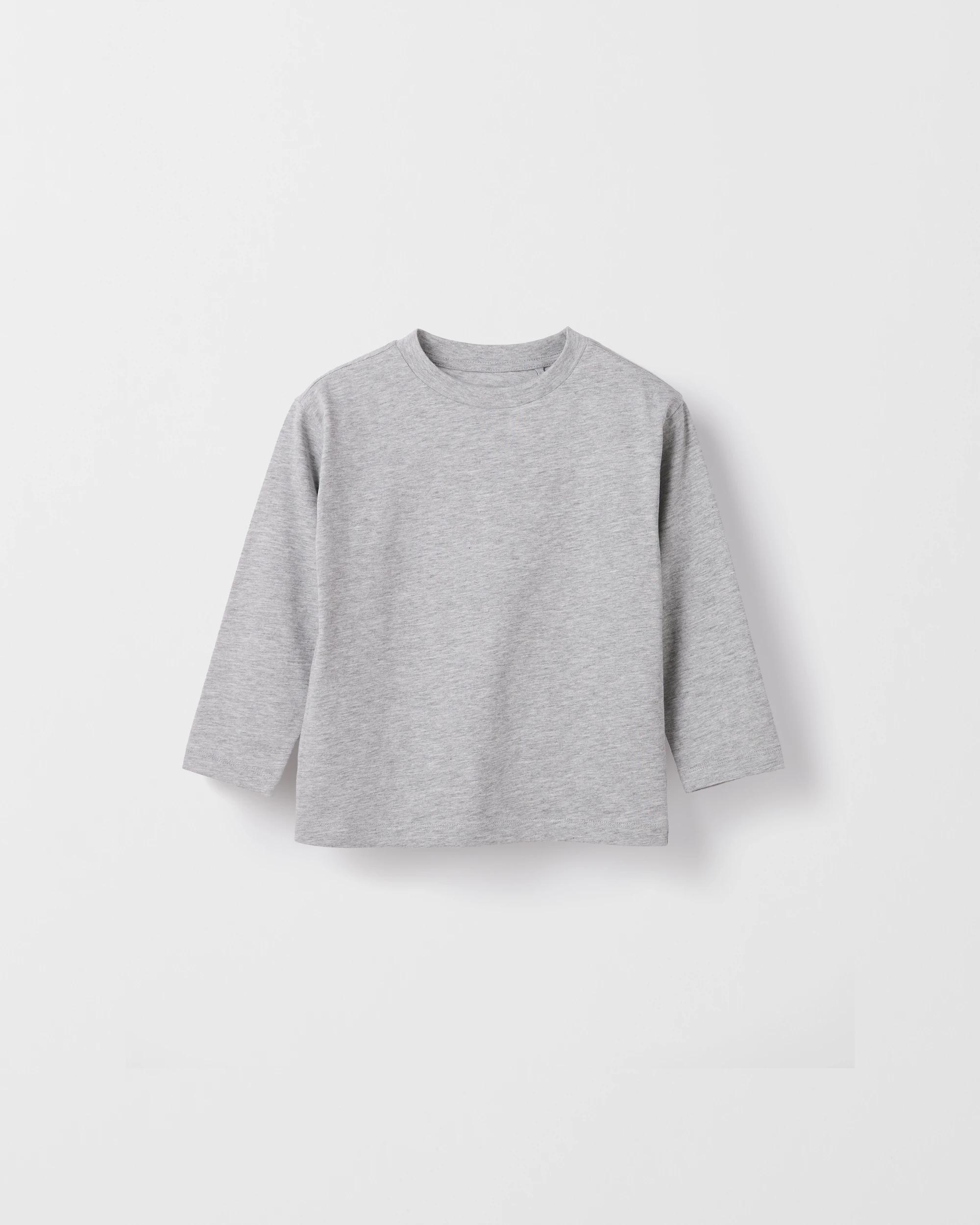 3 Target Kids Australian Cotton Blend 3 Pack Long Sleeve T-Shirts BLUE, 3 of 5