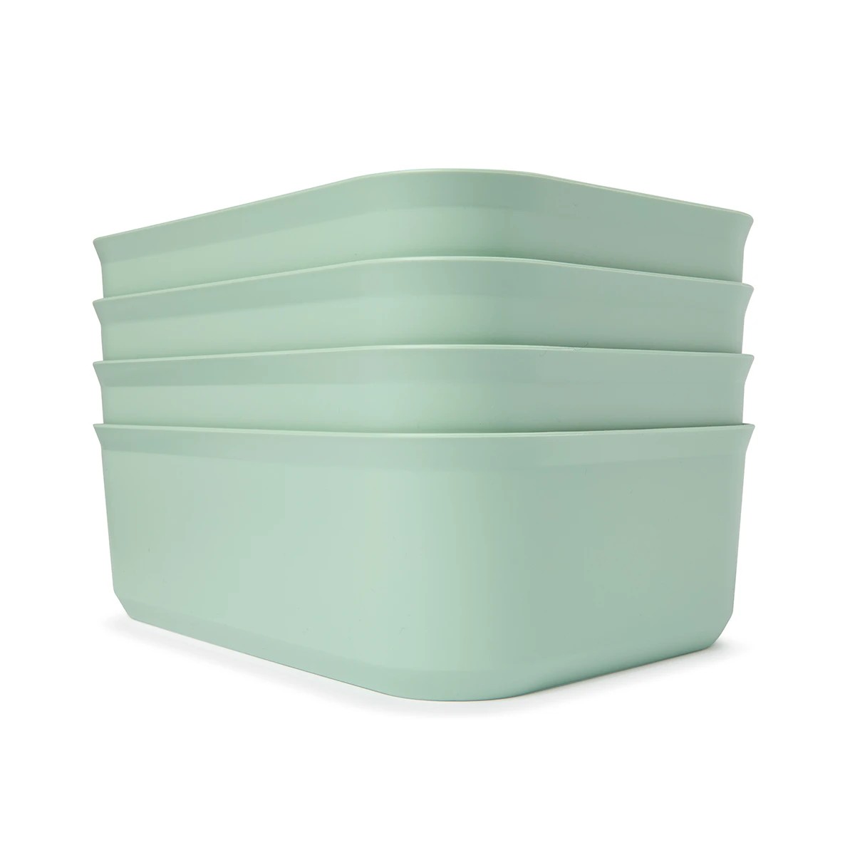 1 4 Pack 3L Utile Medium Tubs - Green, 1 of 7