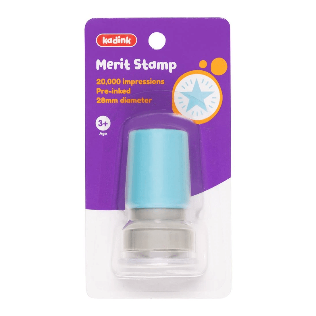 1 Kadink Merit Stamp Blue Star, 1 of 3