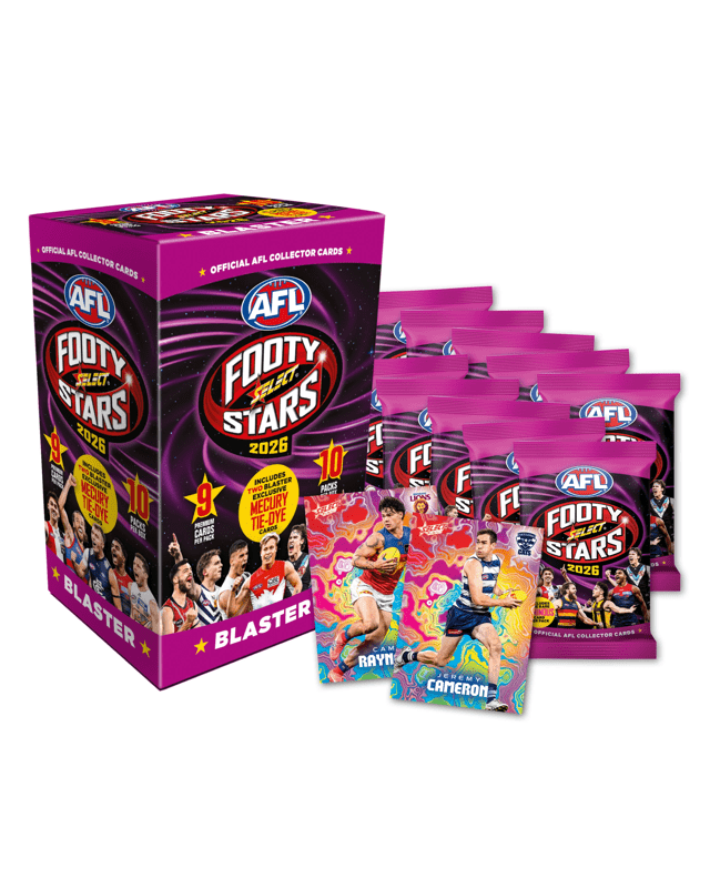 Official Select 2026 AFL Footy Stars Blaster