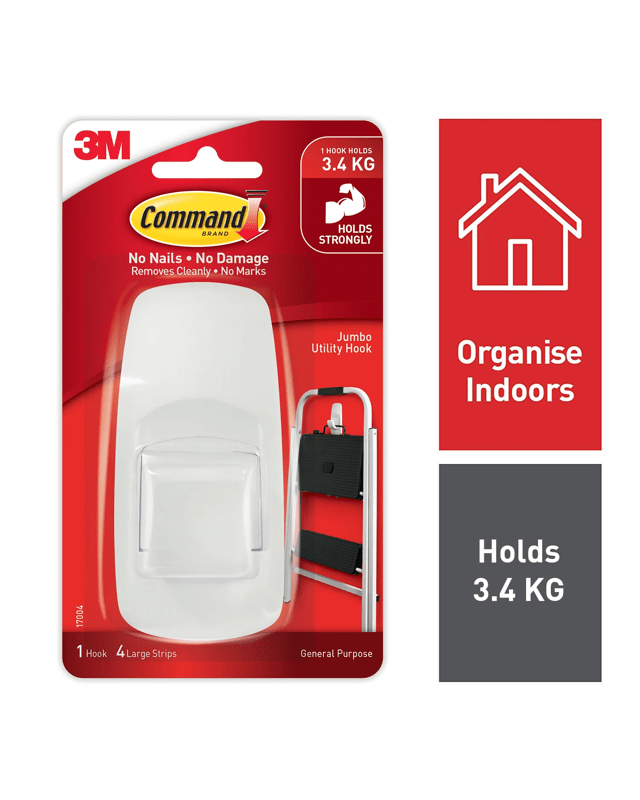 3M Command Mounting Hook Jumbo - W