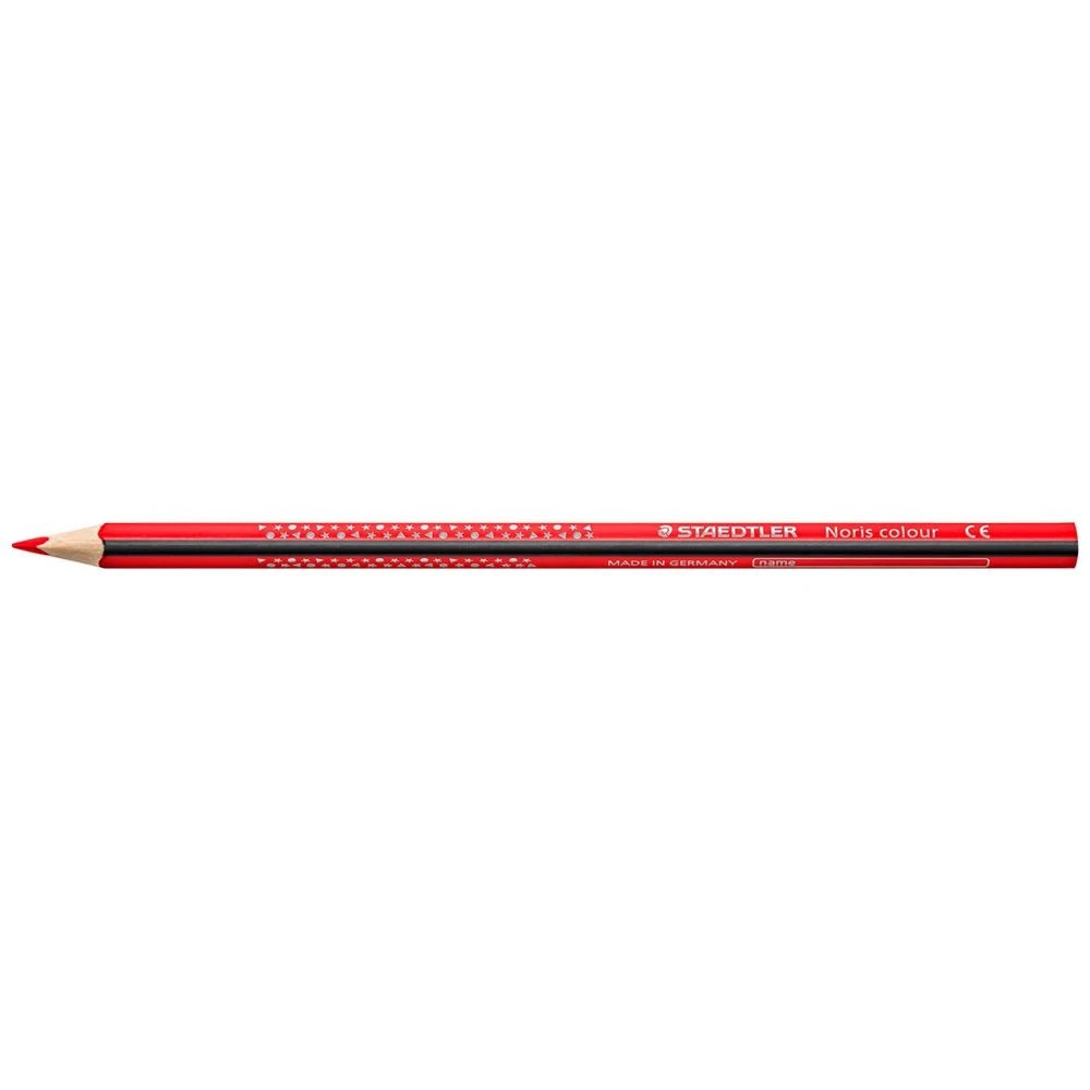 1 Staedtler Noris Triangular Red Checking Pencil, 1 of 3