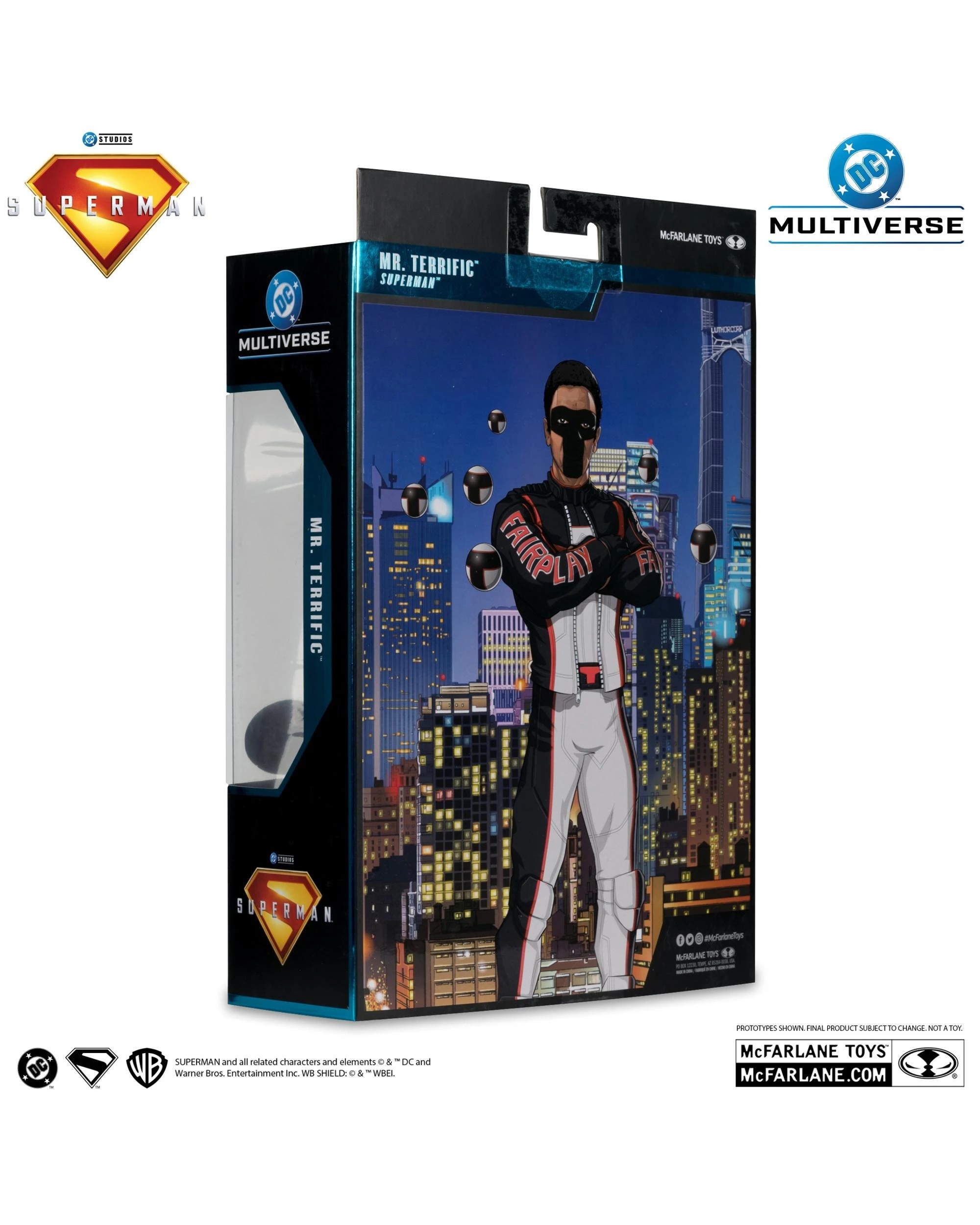 8 DC Multiverse Superman - 2025 -  Mr Terrific Deluxe Theatrical Red Platinum Edition 7 inch Action Figure, 8 of 8
