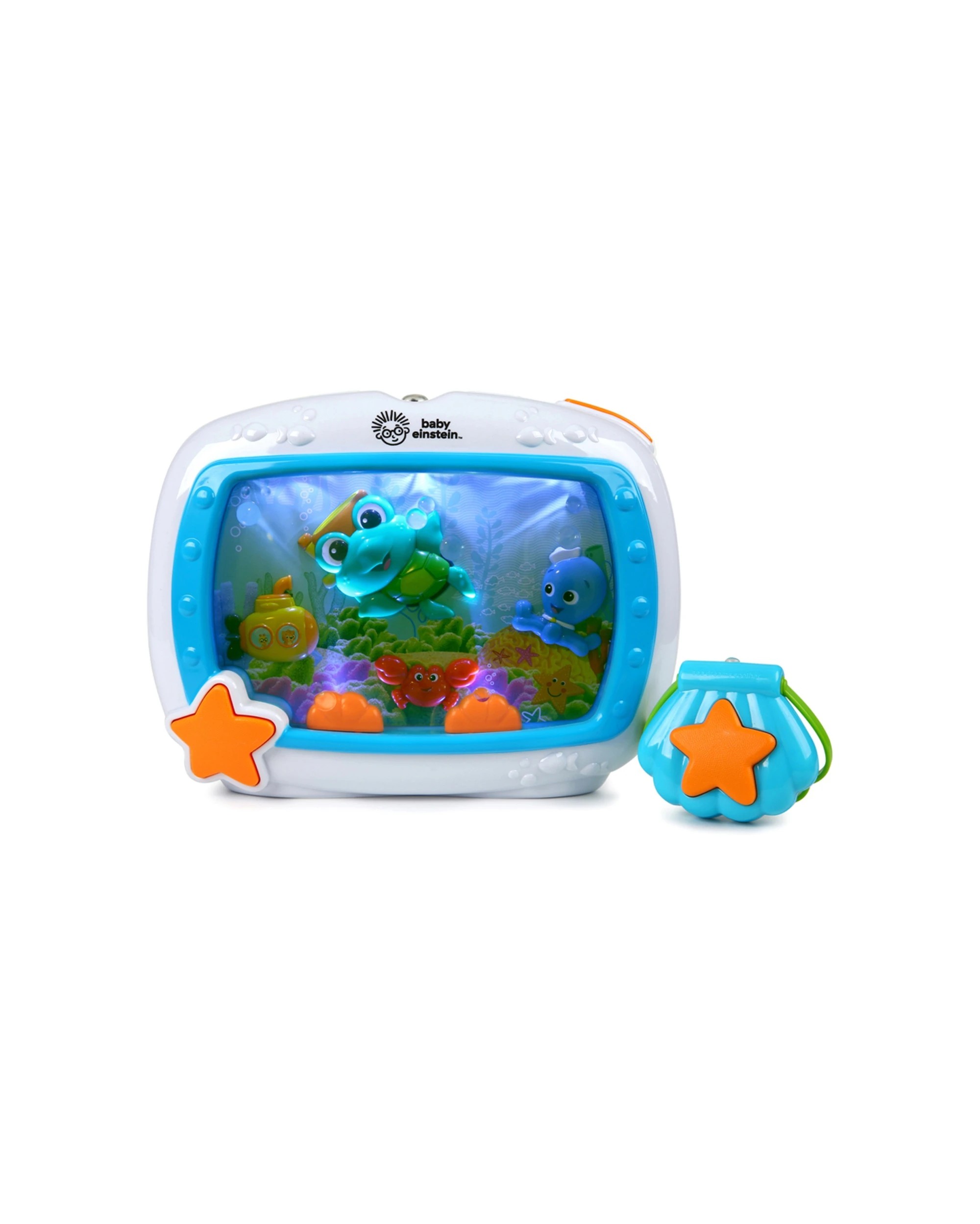 1 Baby Einstein Sea Dreams Soother Baby Sleep Soother Remote Control Crib Toy 0m+
 - White, 1 of 6