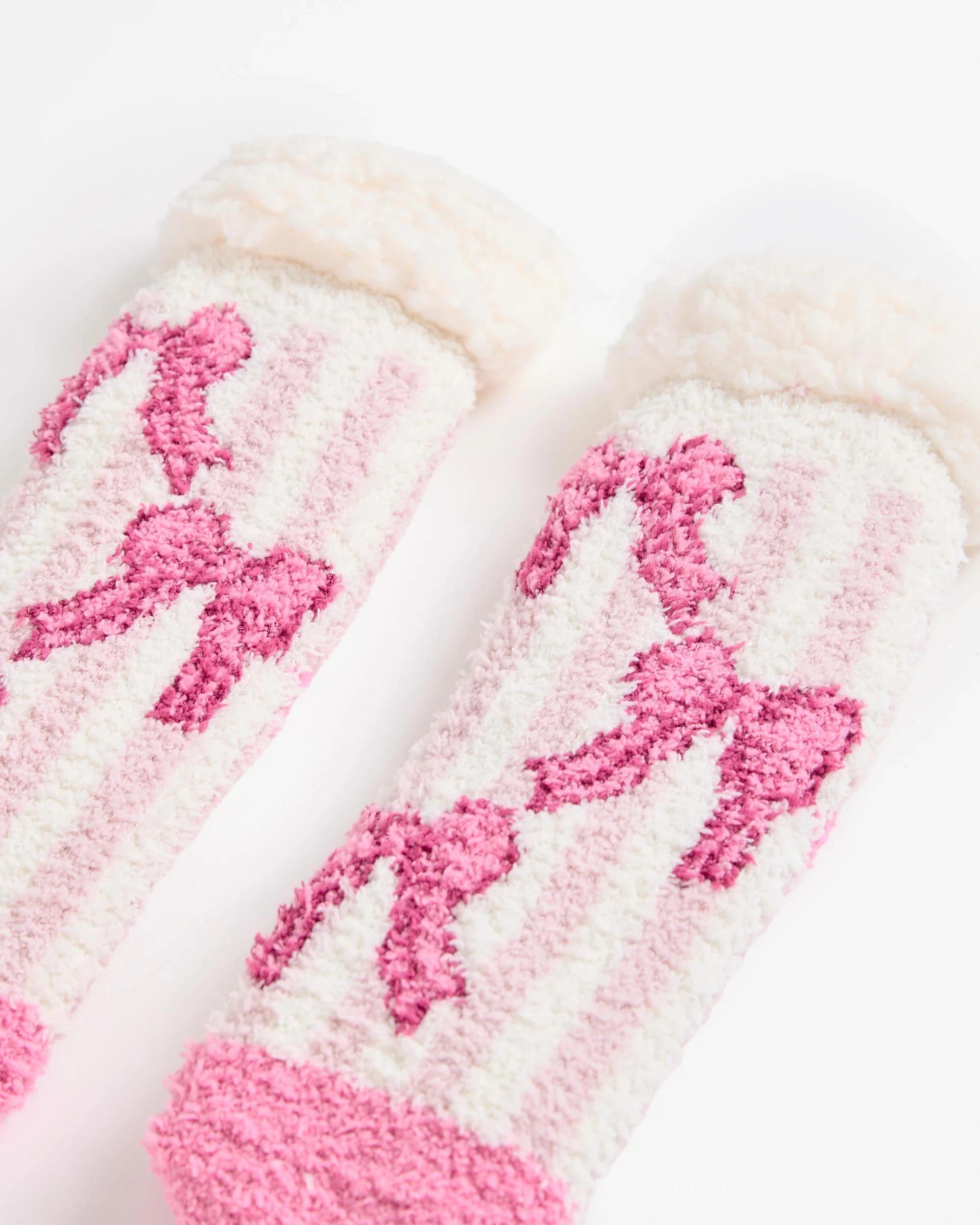 2 Maxx Girls Home Socks BOWS, 2 of 4