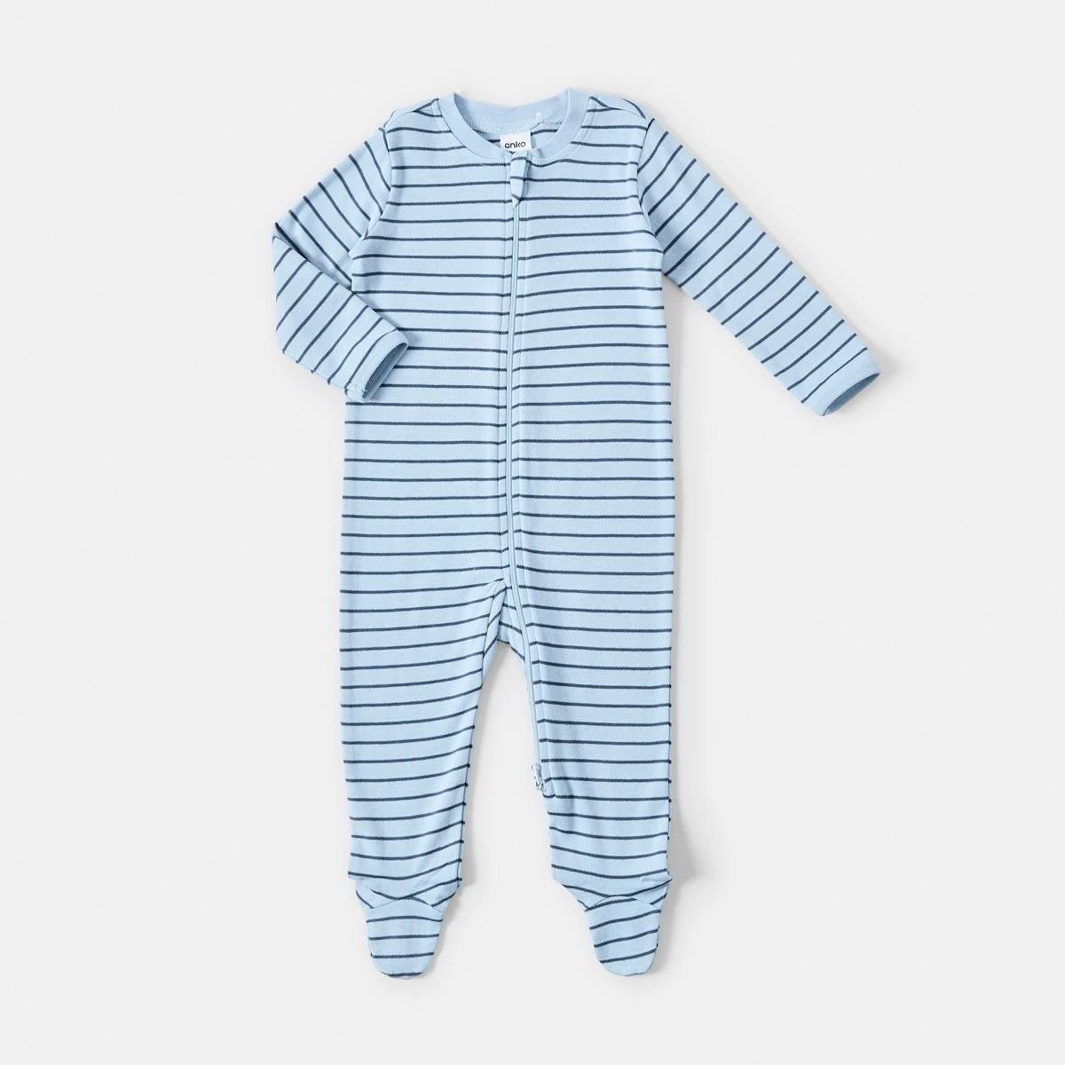 3 3 Pack Coveralls Blu Dino, 3 of 8