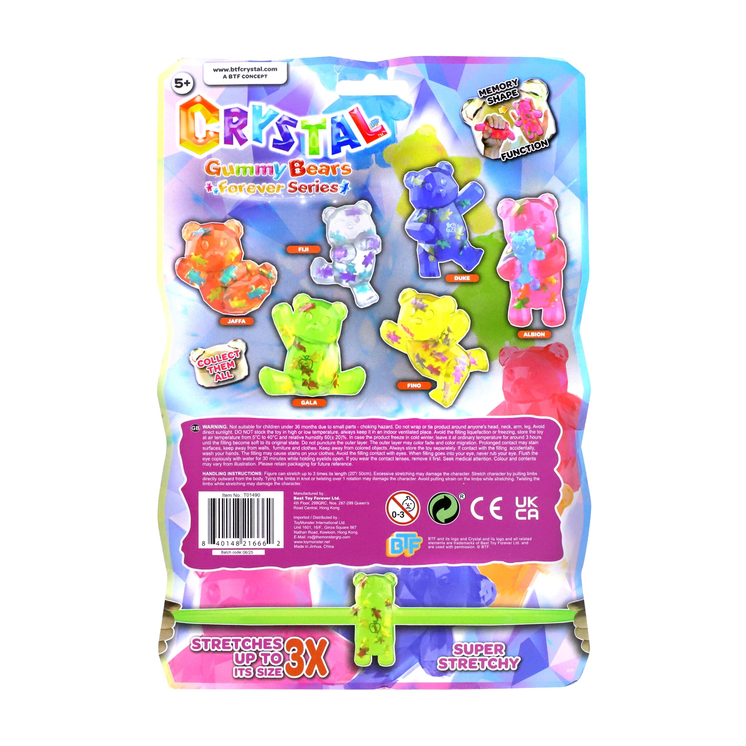 4 Crystal Gummy Bears: Forever Series - Assorted, 4 of 4