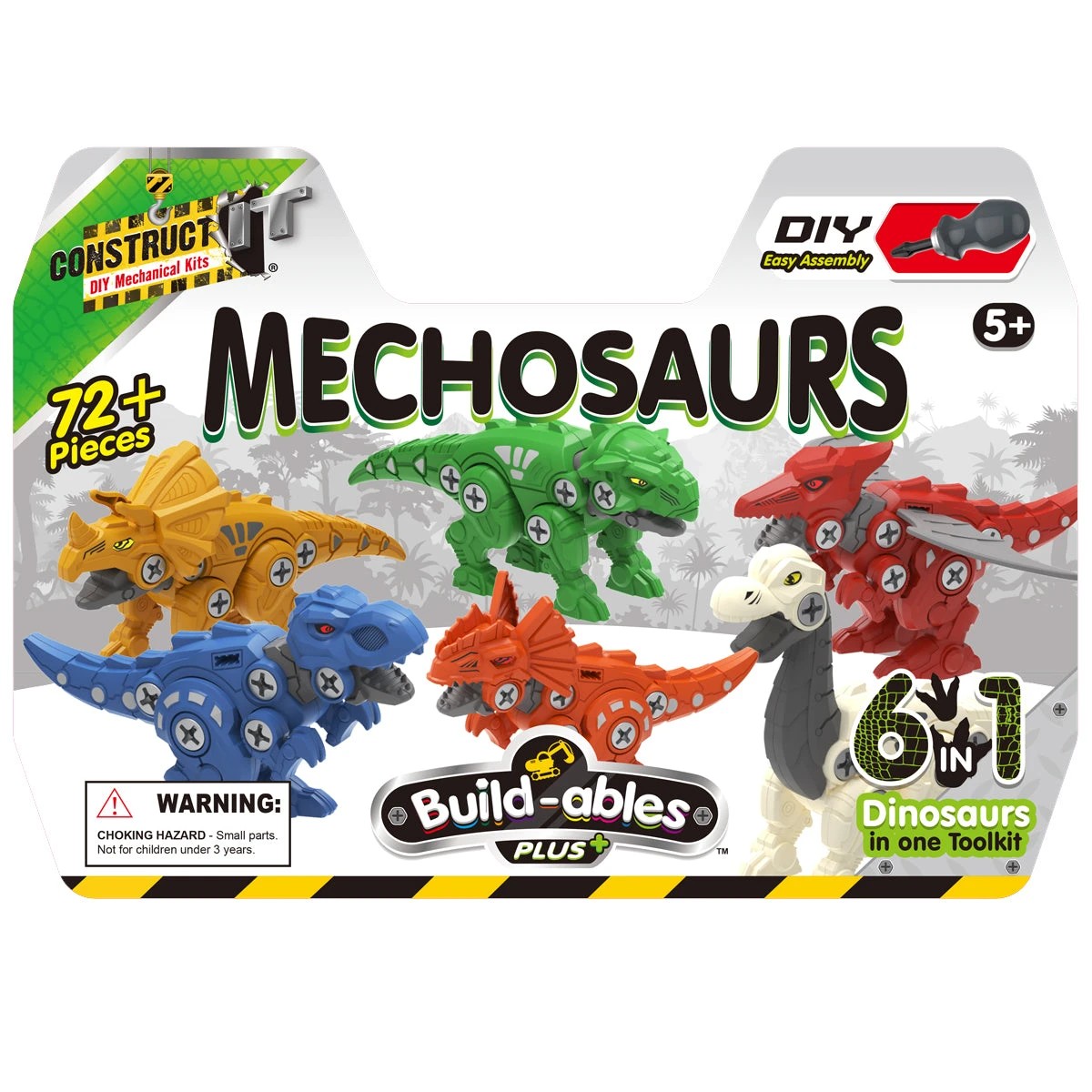 2 Construct-it Build-ables Plus 6 In 1 Mechosaurs Pack, 2 of 5
