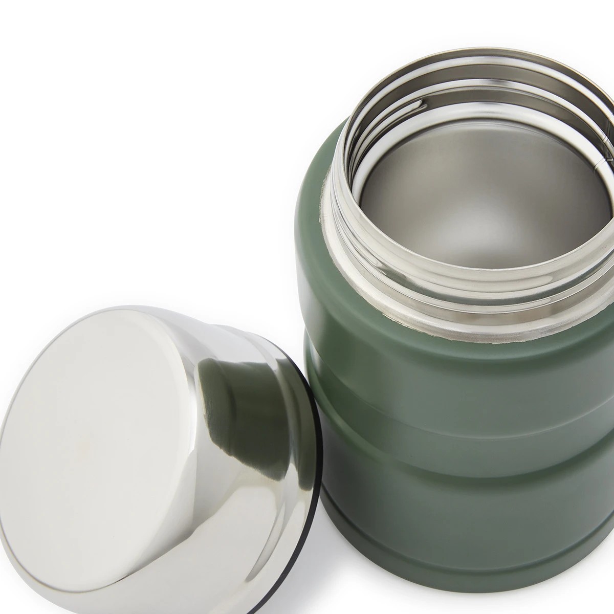 7 490ml Olive Food Flask with Spoon, 7 of 9