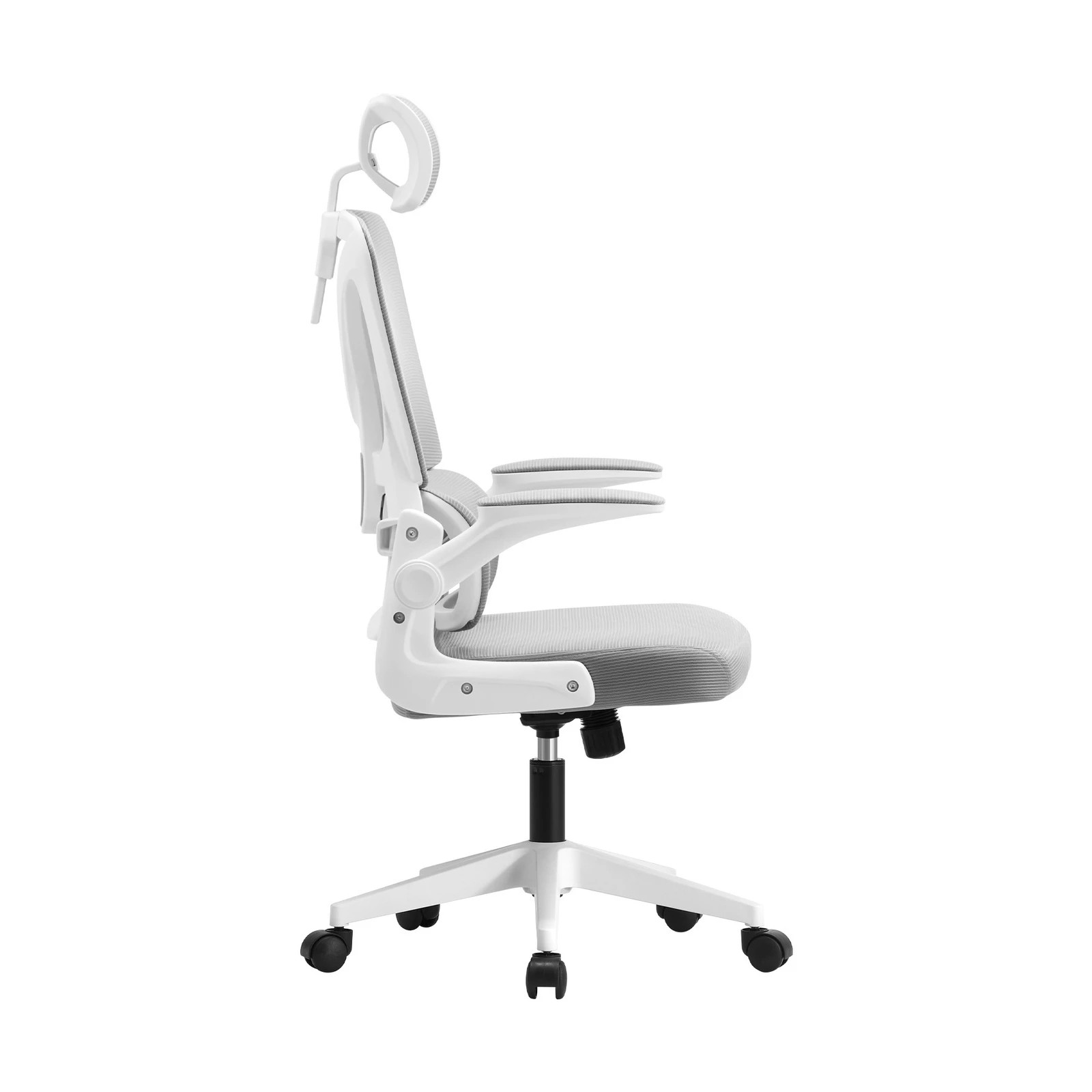 8 Oikiture Mesh Office Chair D-shape
 - White, 8 of 10